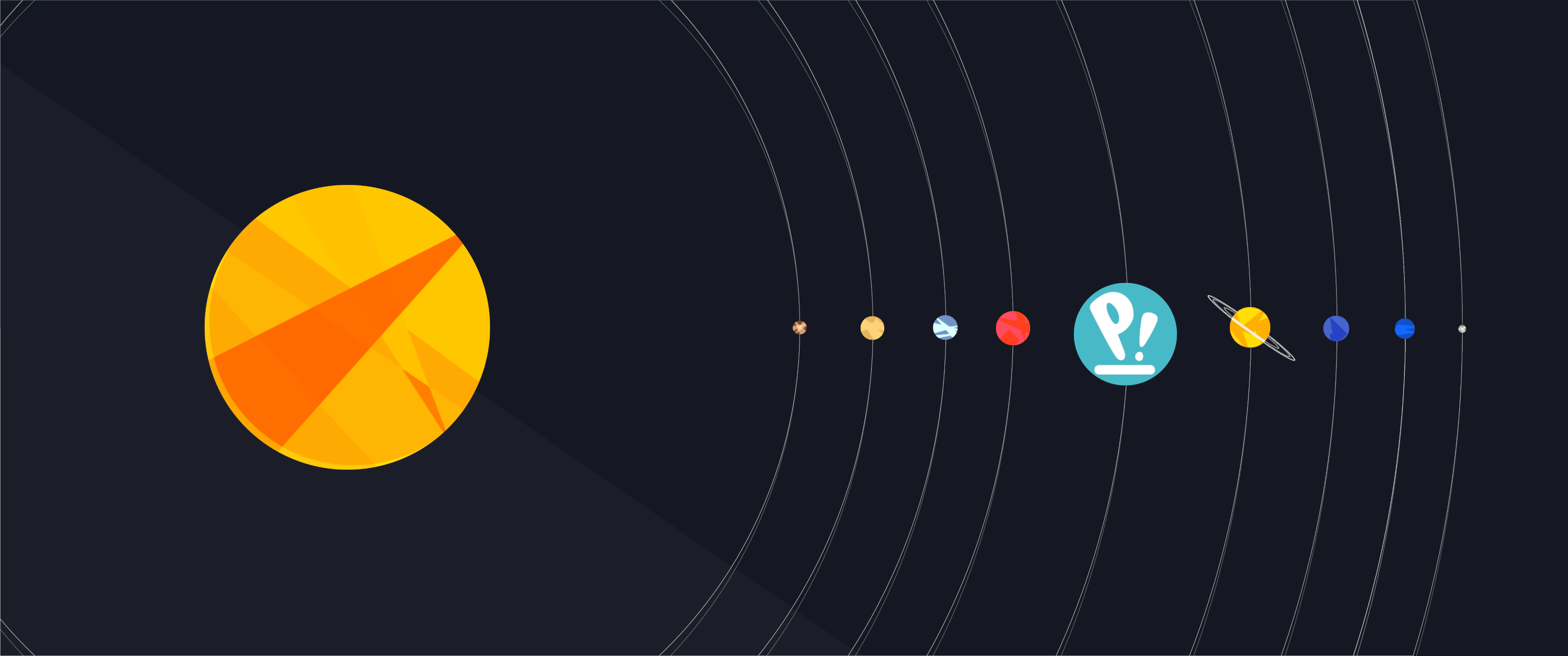 Wallpaper Edit PopOS Solar System [3440 x1440] r/pop_os