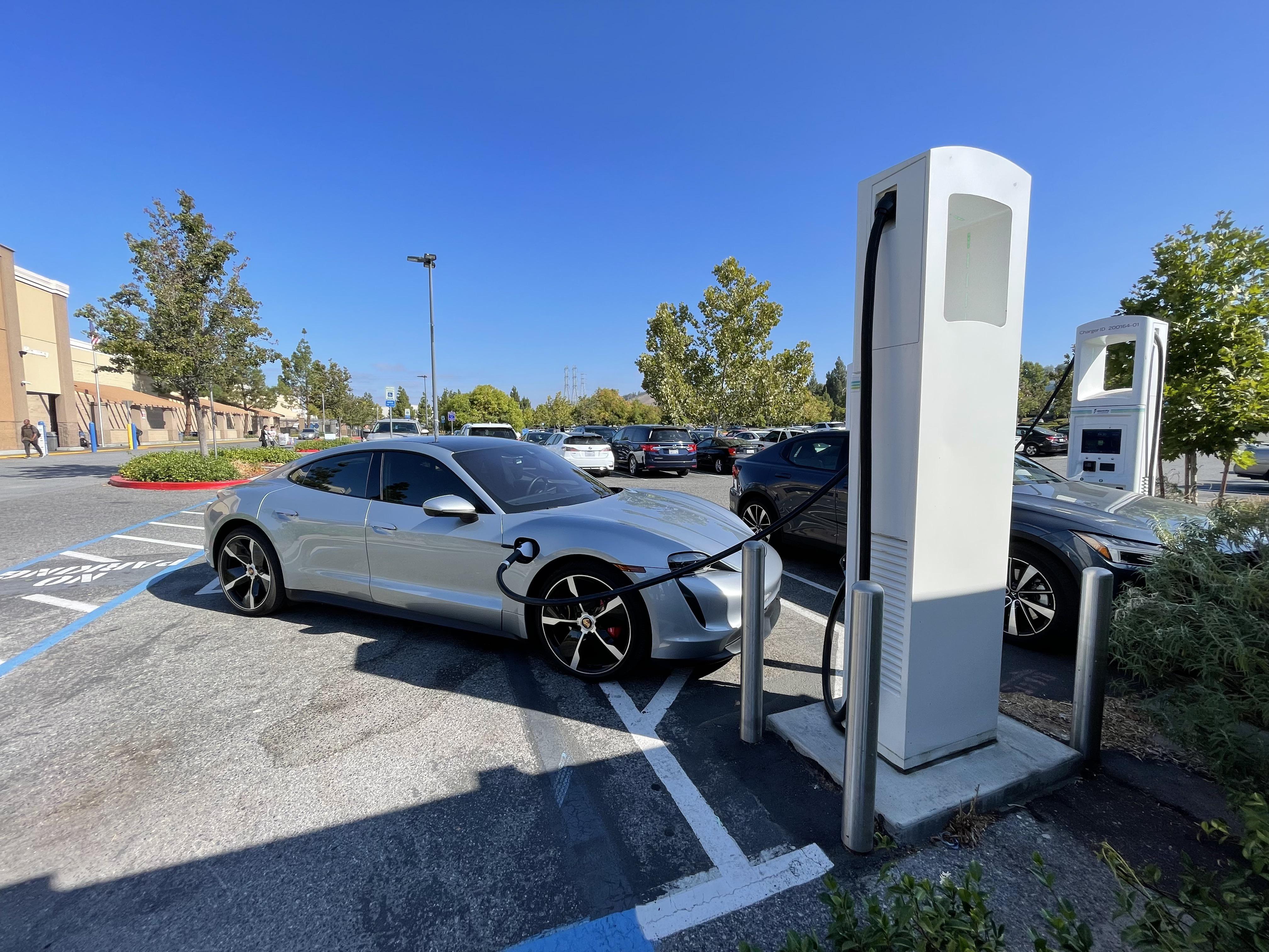 Charging woes: when the cord is too short! Anyone else? : Taycan