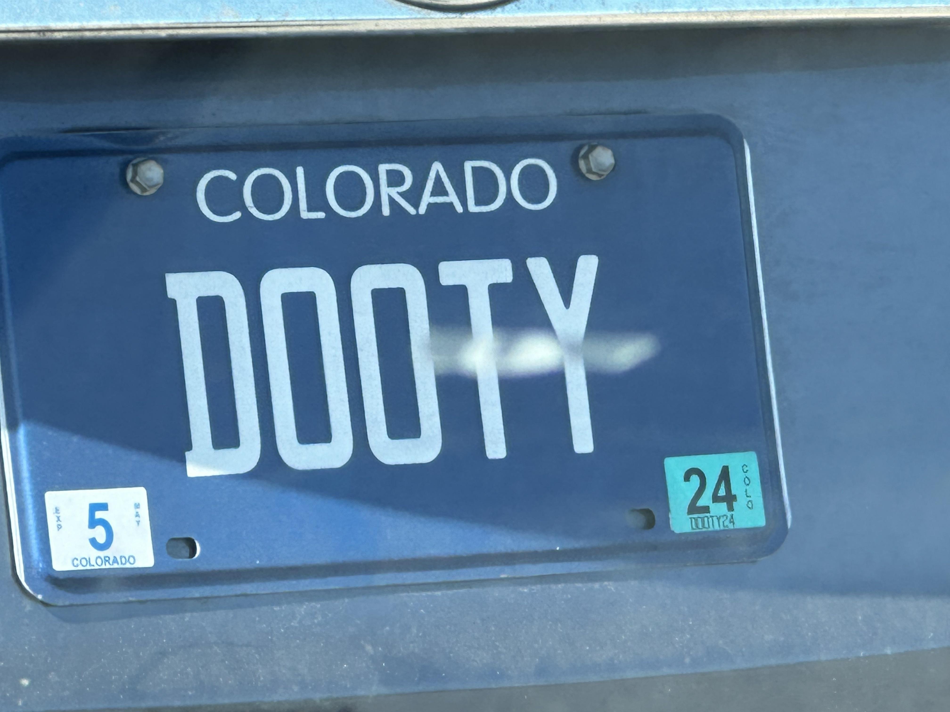 DOOTY r/LICENSEPLATES