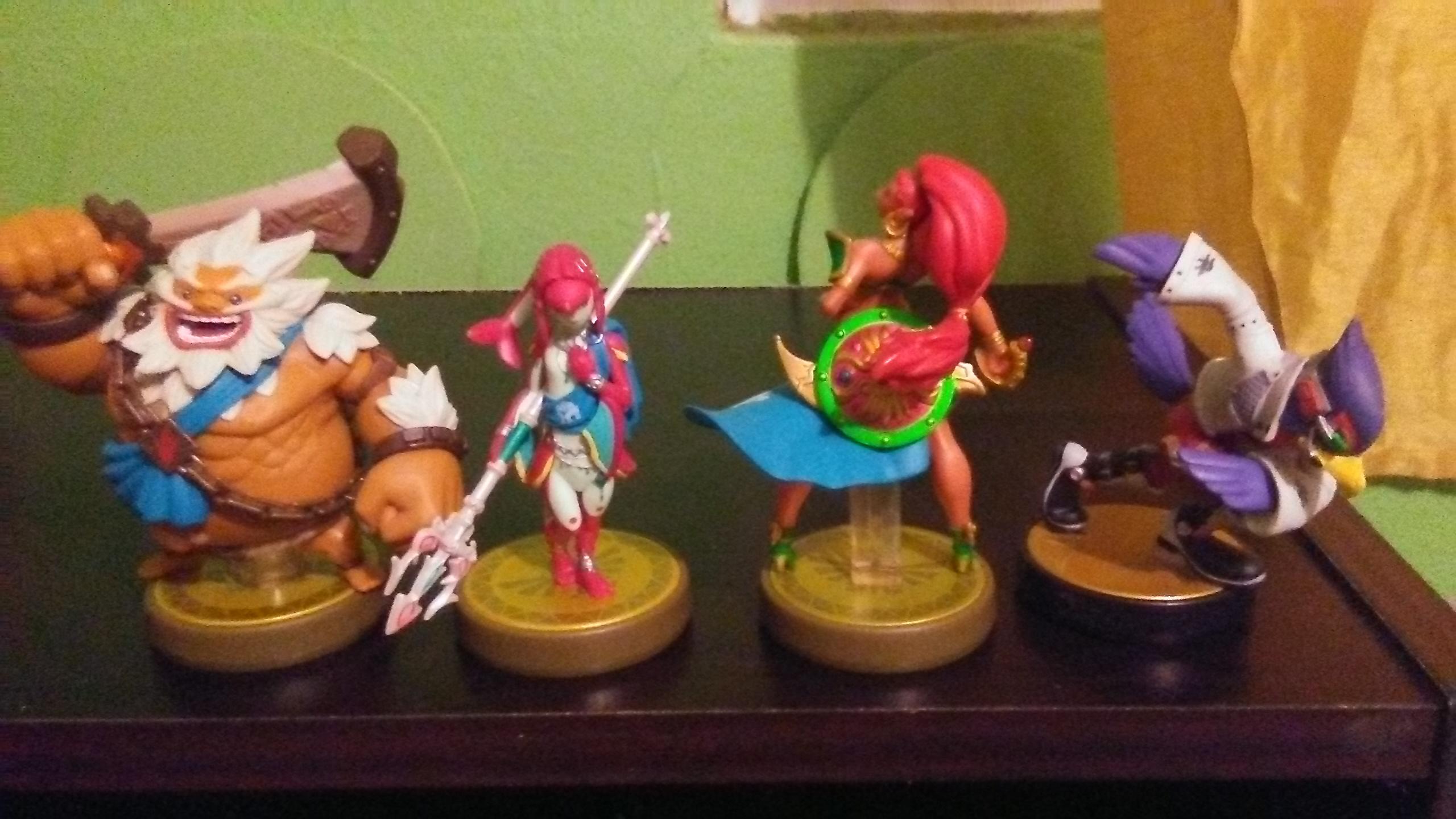 I finally got all the Champion Amiibos! r/Breath_of_the_Wild