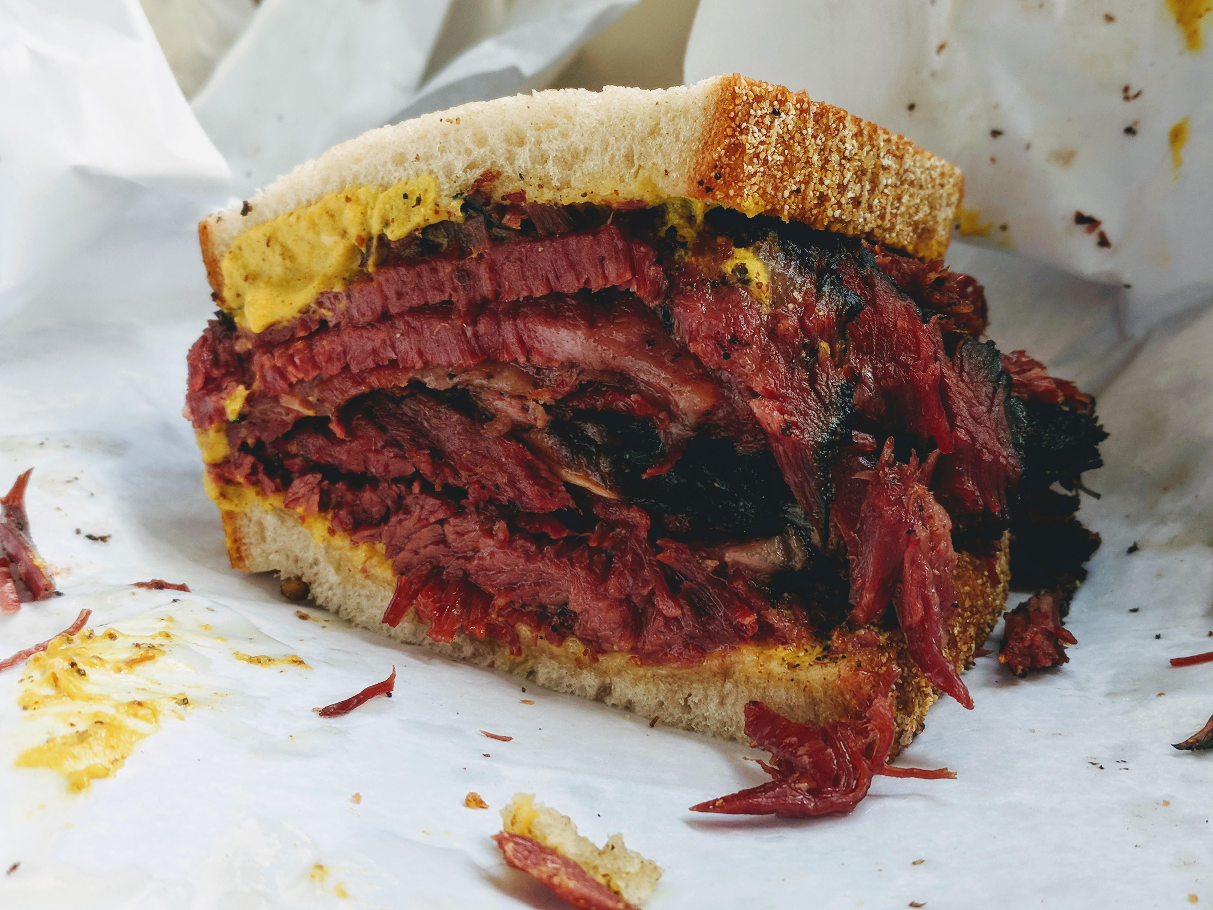 [I ate] Pastrami on rye with spicy mustard r/food
