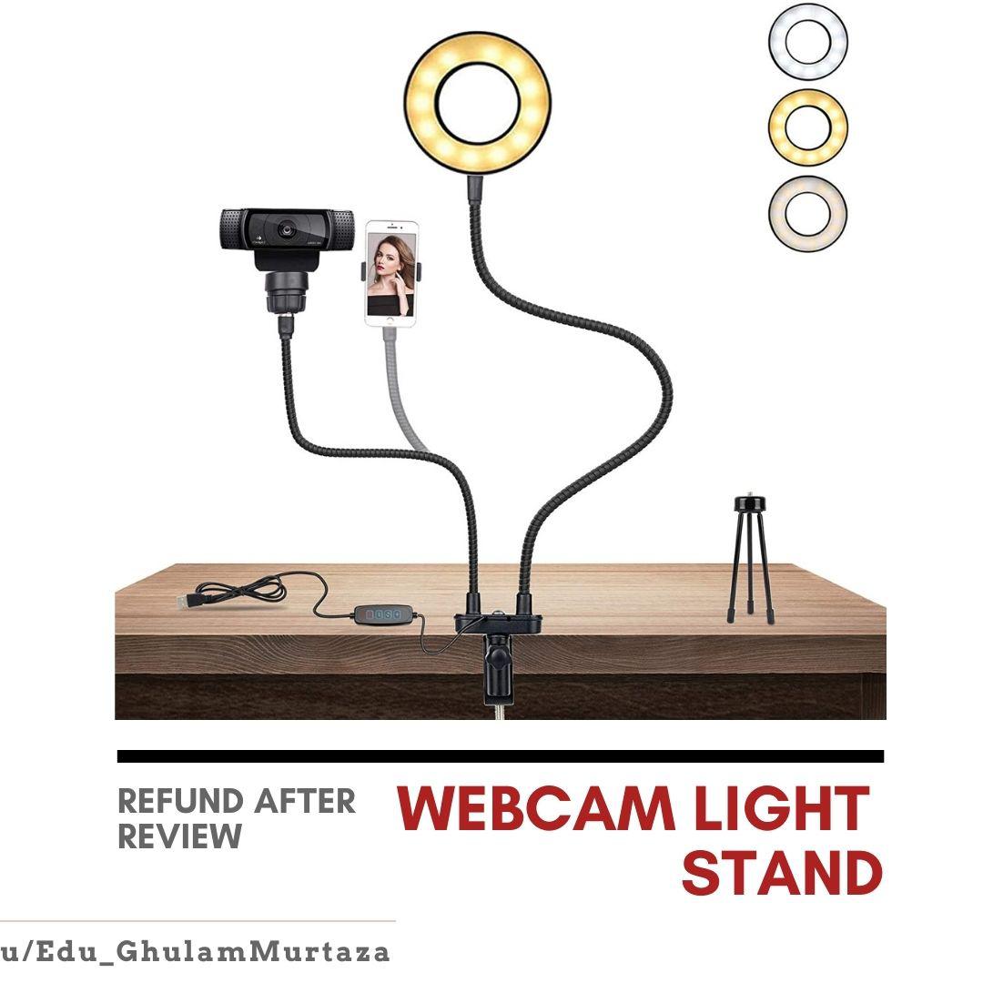 cam Light Stand 19.99 Re*fund after Re*view DM me to Get Details