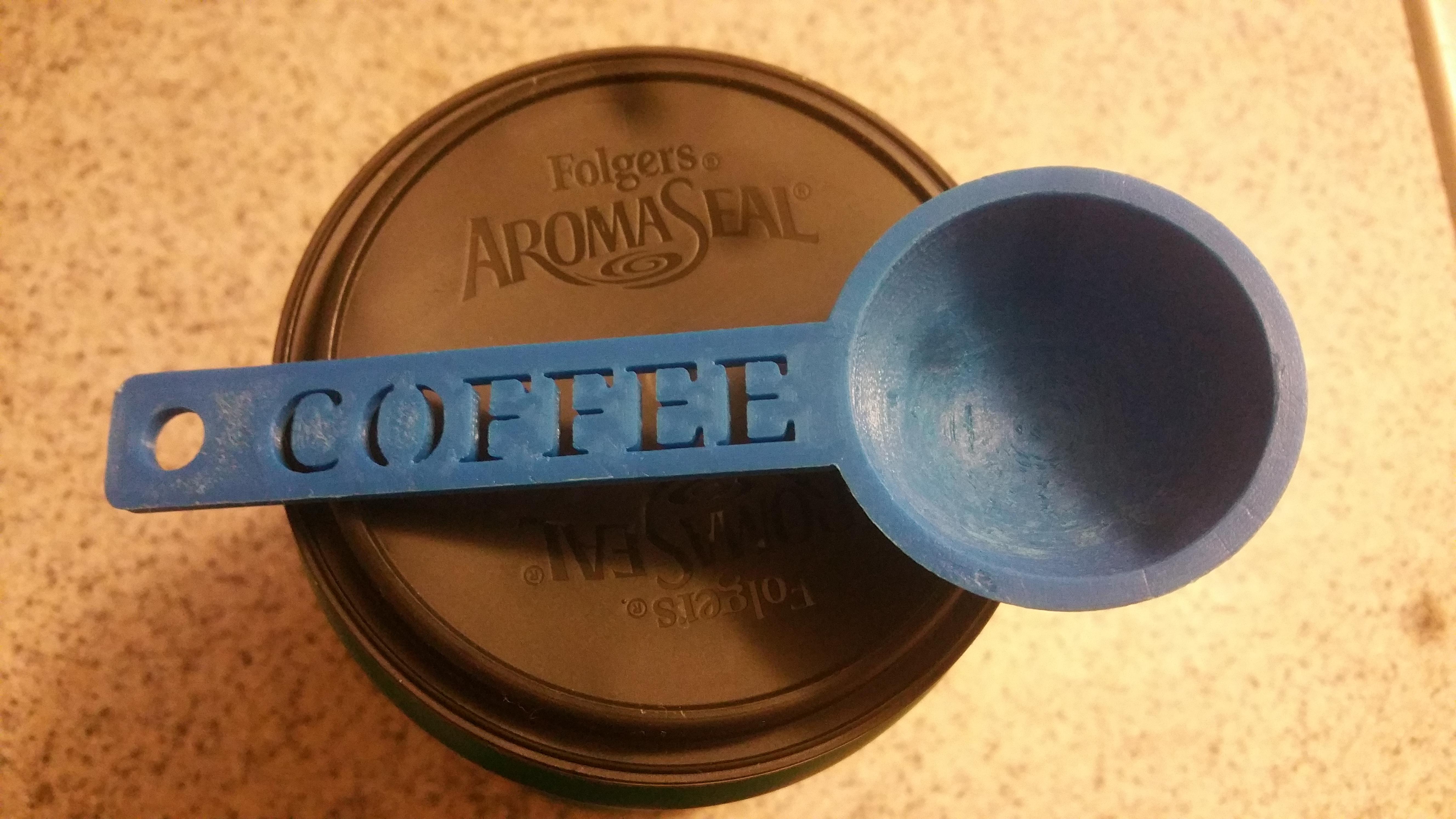 I needed a new coffee scoop that measured just the right amount and