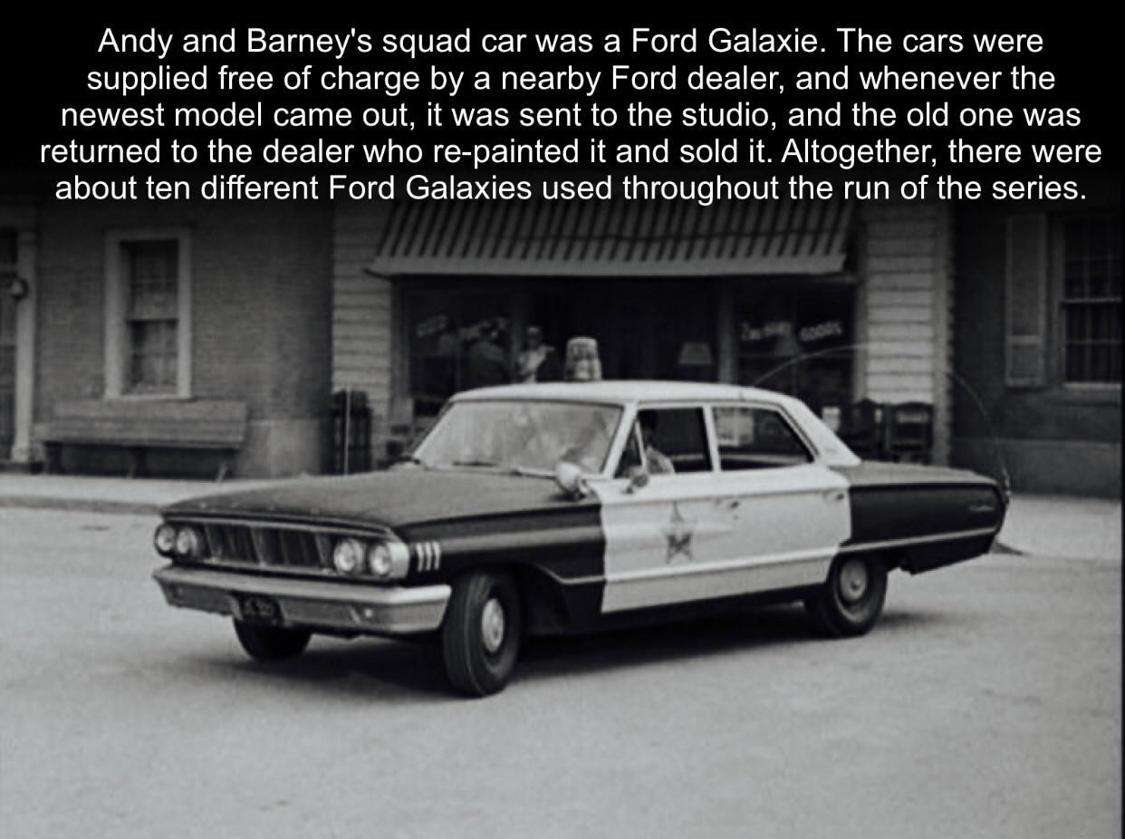 A history of the Ford Police Cars used on the Andy Griffith Show. r/Ford