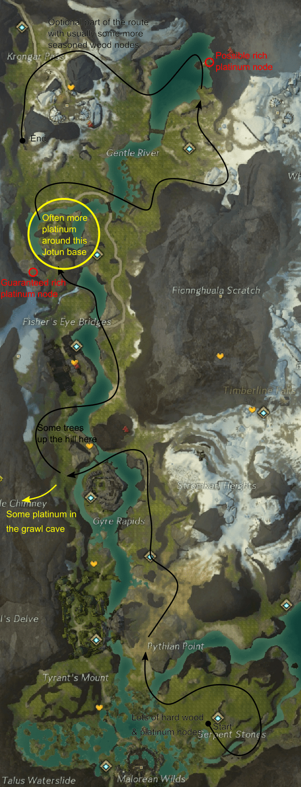 Guild Wars 2 Hero Points Map Maping Resources