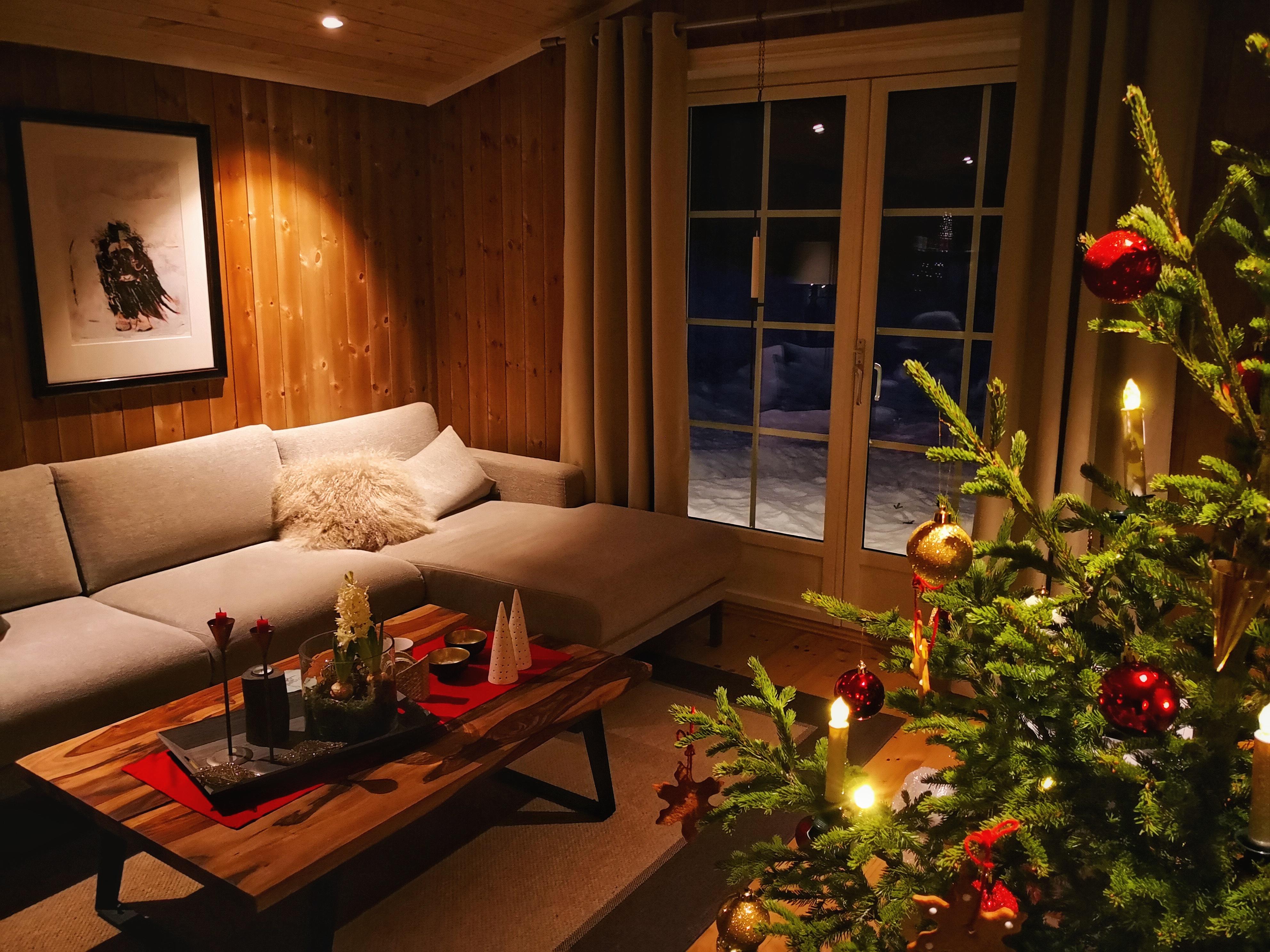 Christmas in a Norwegian cabin r/CozyPlaces