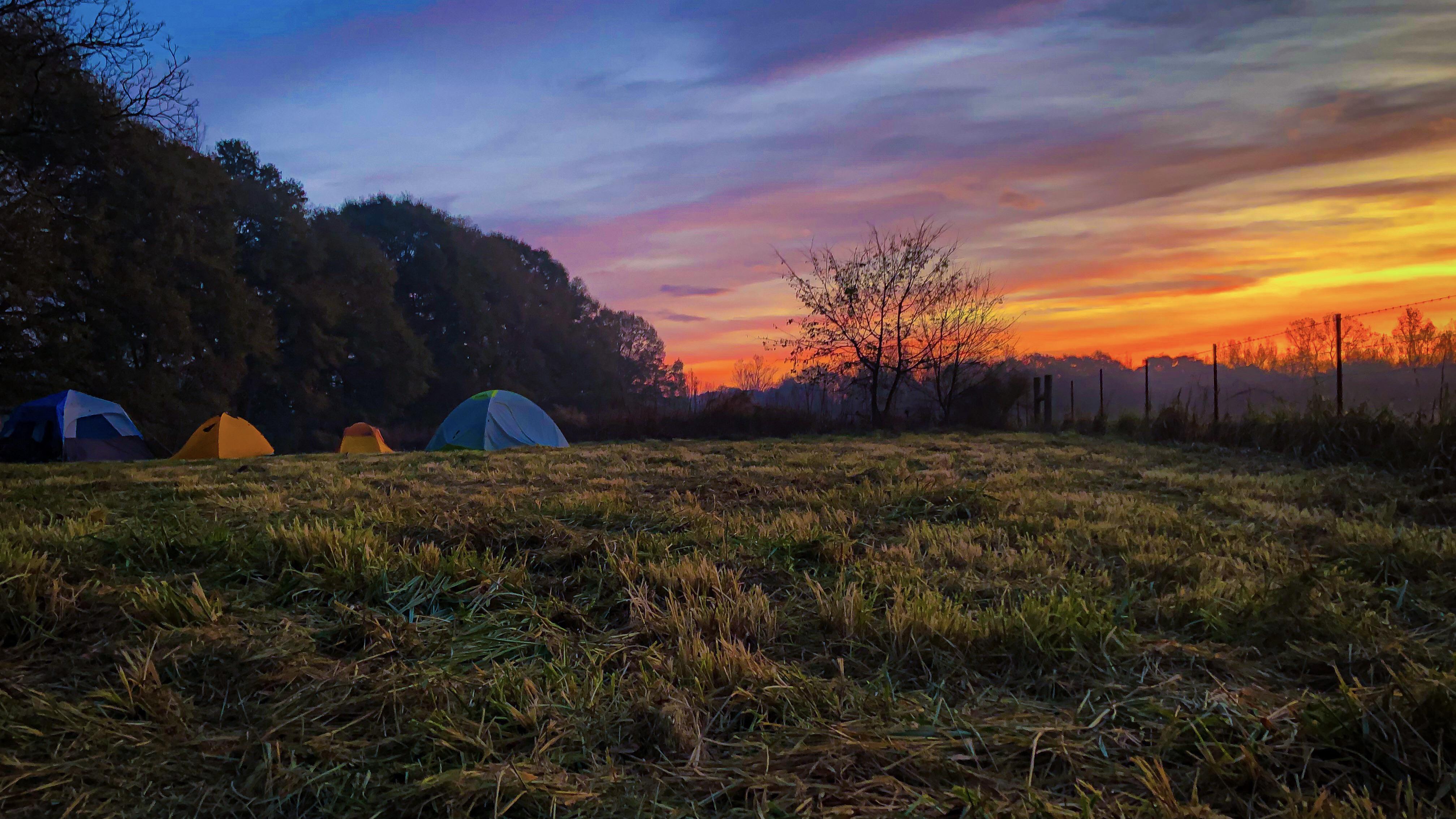 One of the more beautiful mornings I have ever unzipped a tent to. r
