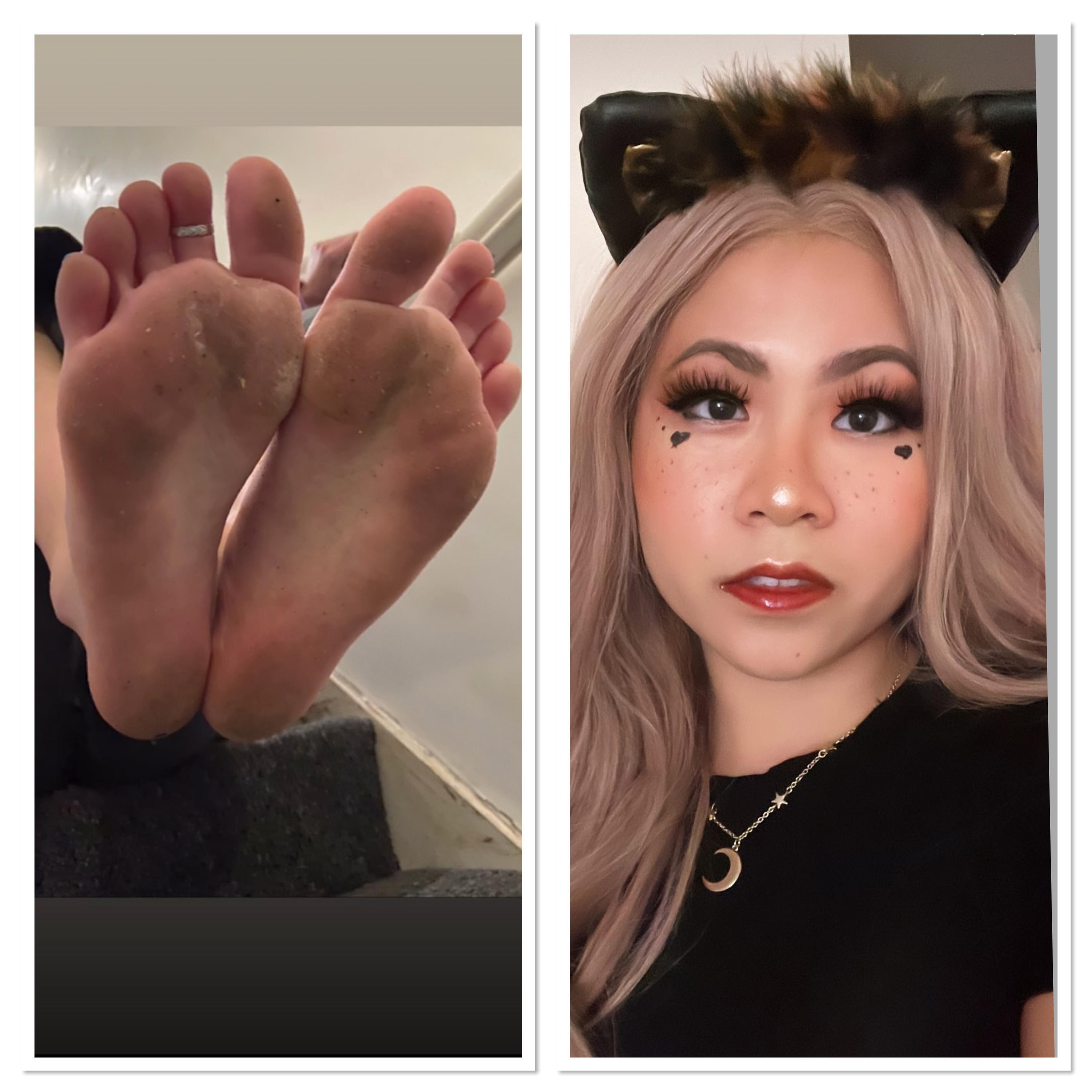 Obsessed with her dirty feet r/AsianFeet