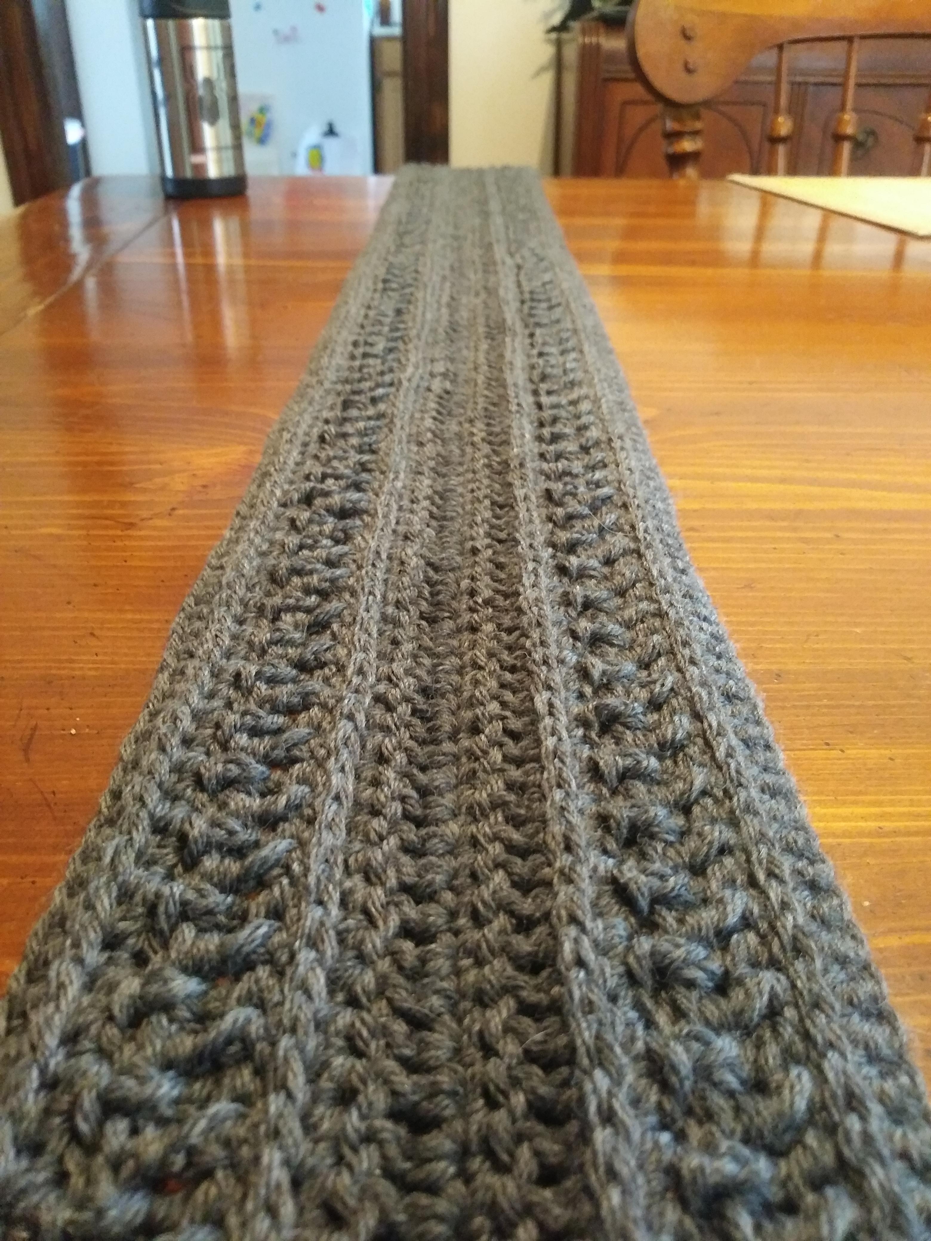 Wanderlust scarf, a Christmas gift for my FIL. r/crochet