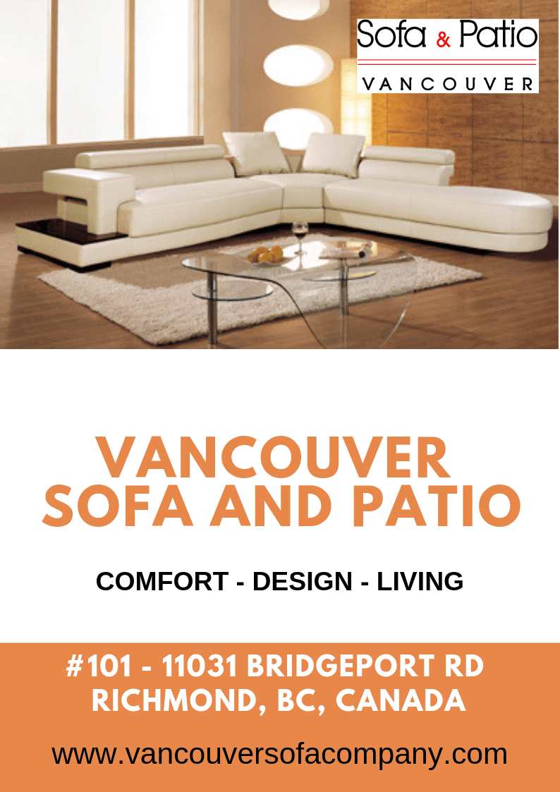 Leather and Fabric Sectional Sofas Vancouver Sofa and Patio r