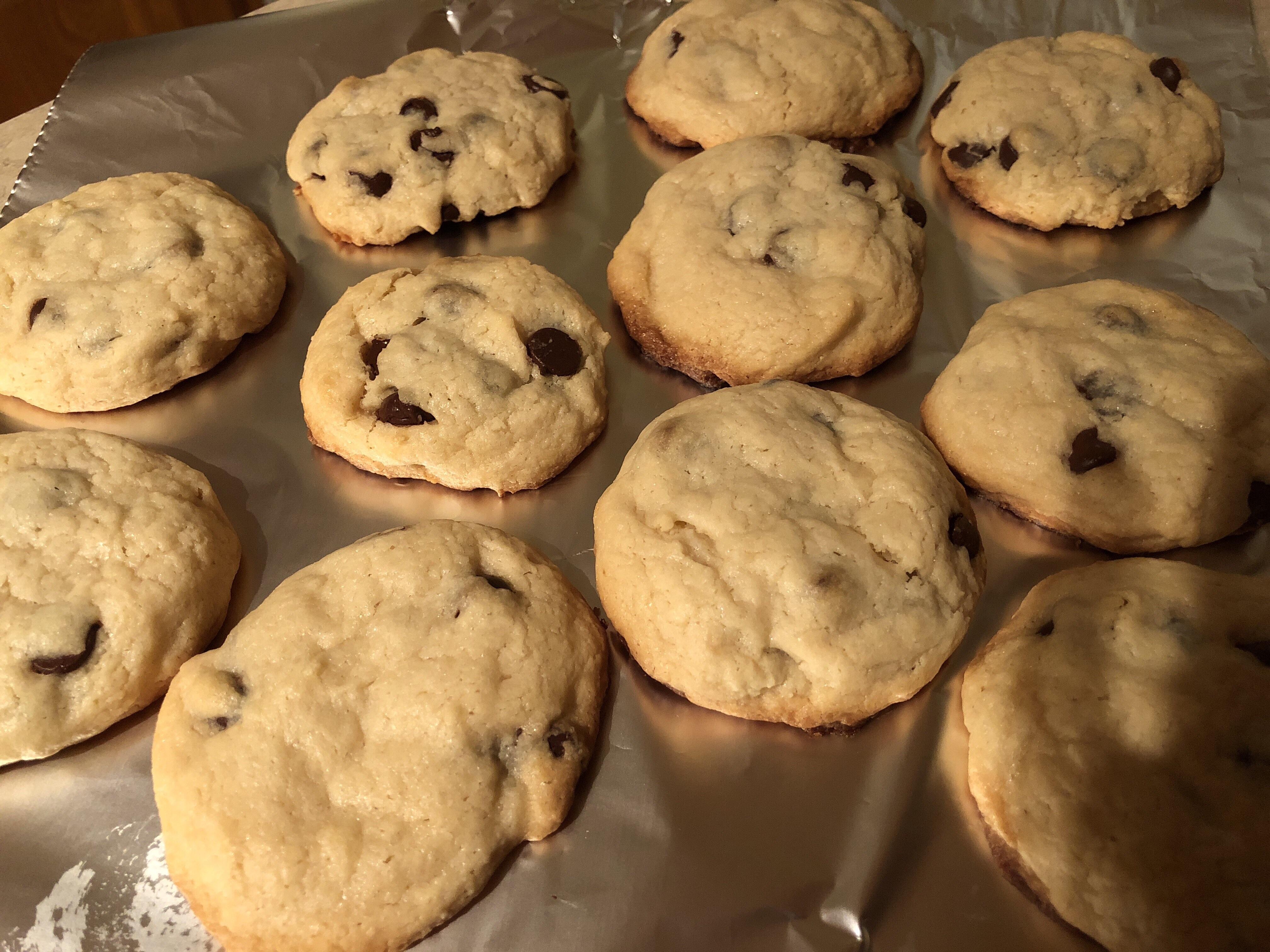 Condensed milk chocolate chip cookies DessertPorn