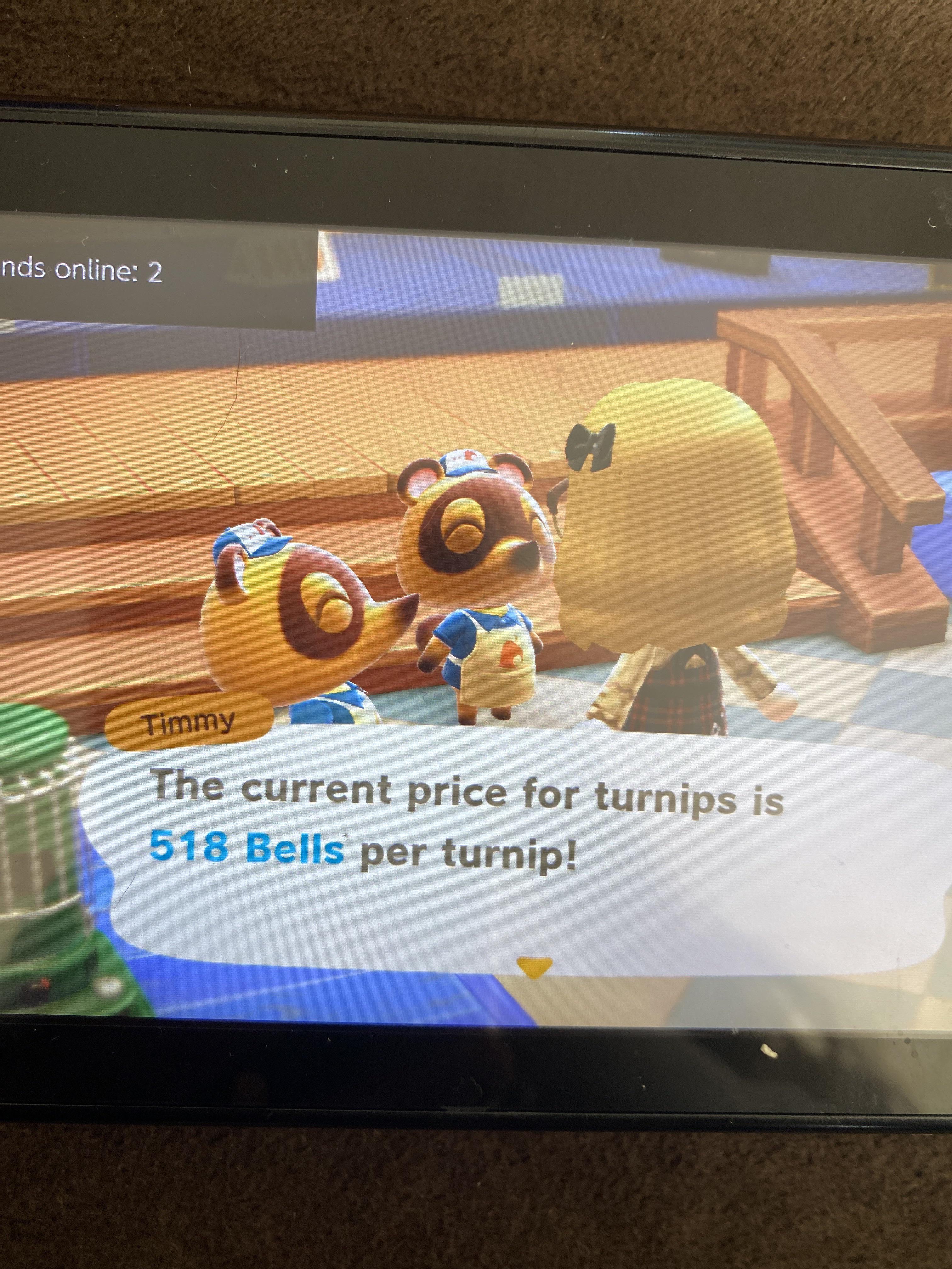 Turnip prices is 518! Comment your favorite show I’ll be on till it changes at 12 EST, It’ll