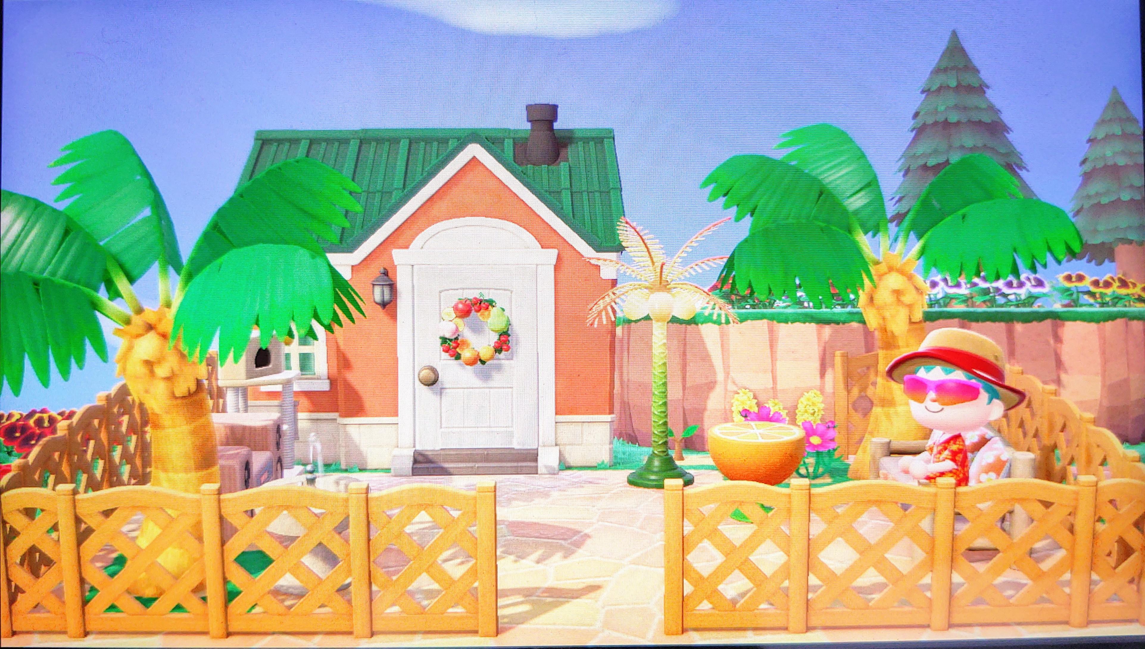 The outside of Tangy's house r/AnimalCrossing