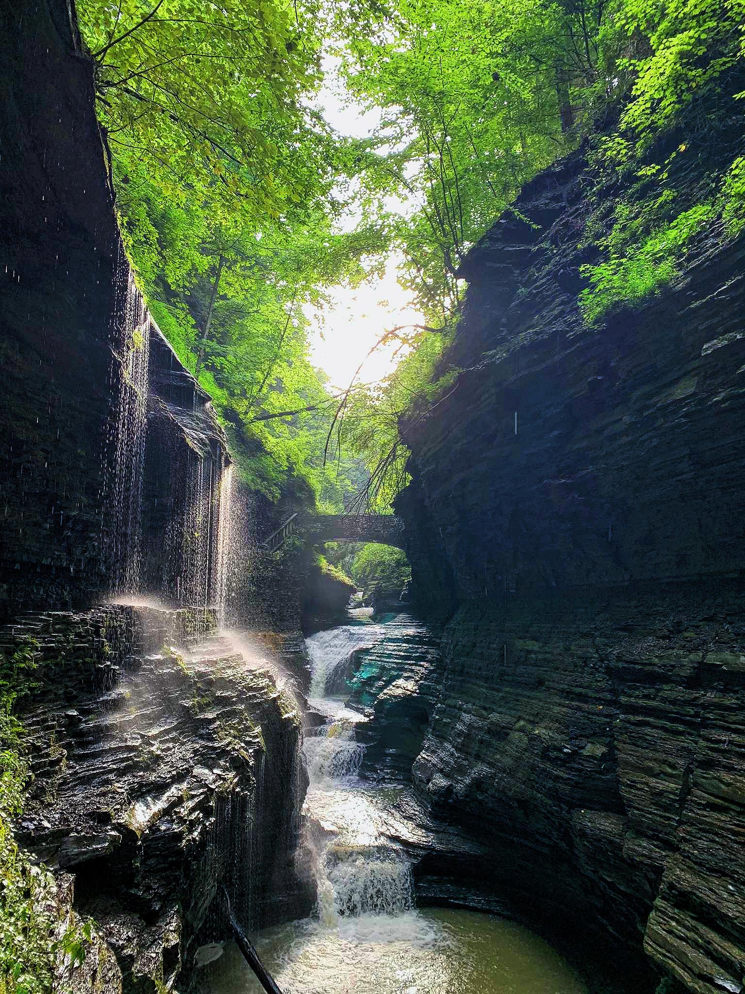 Watkins Glen State Park, New York. The Trail r/pics