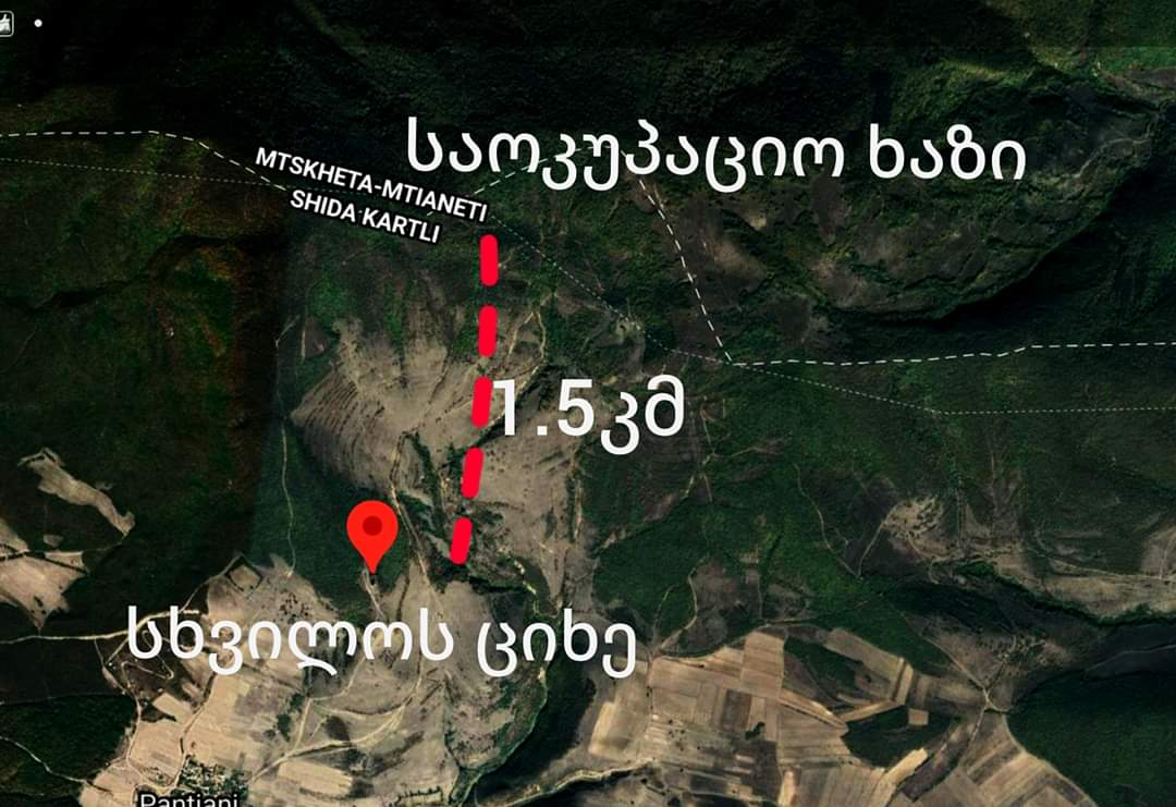 citizen was kidnapped today near Skhvilo fortress, 1,5 km away