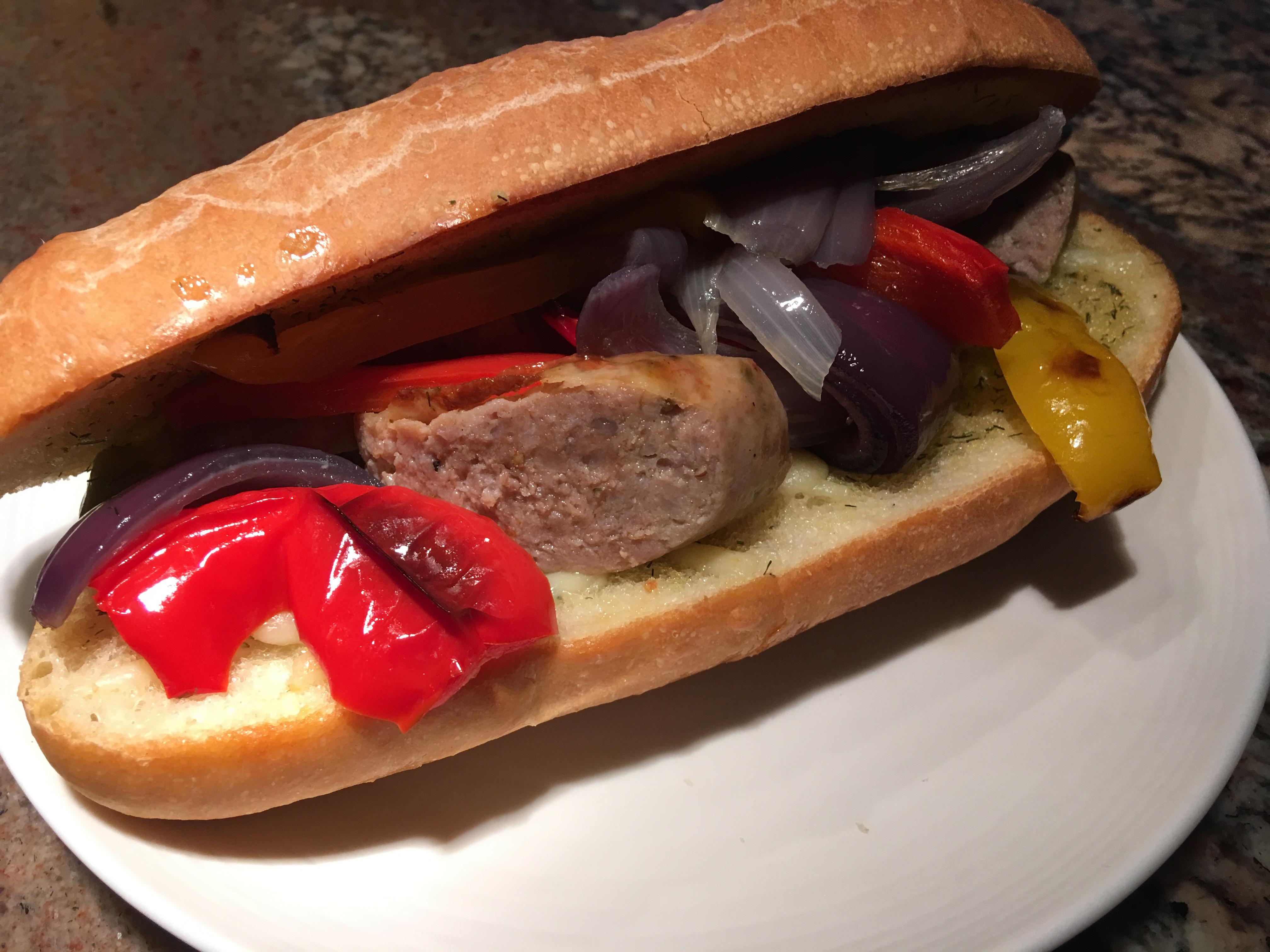 Week 12 Peppers Sausage and Pepper Hoagies r/52weeksofcooking