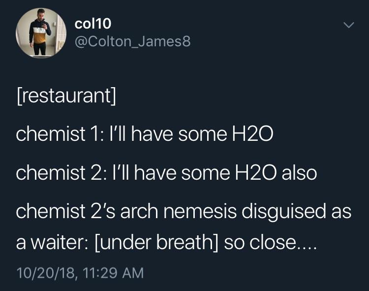 Some delicious hydrogen peroxide. r/Punny