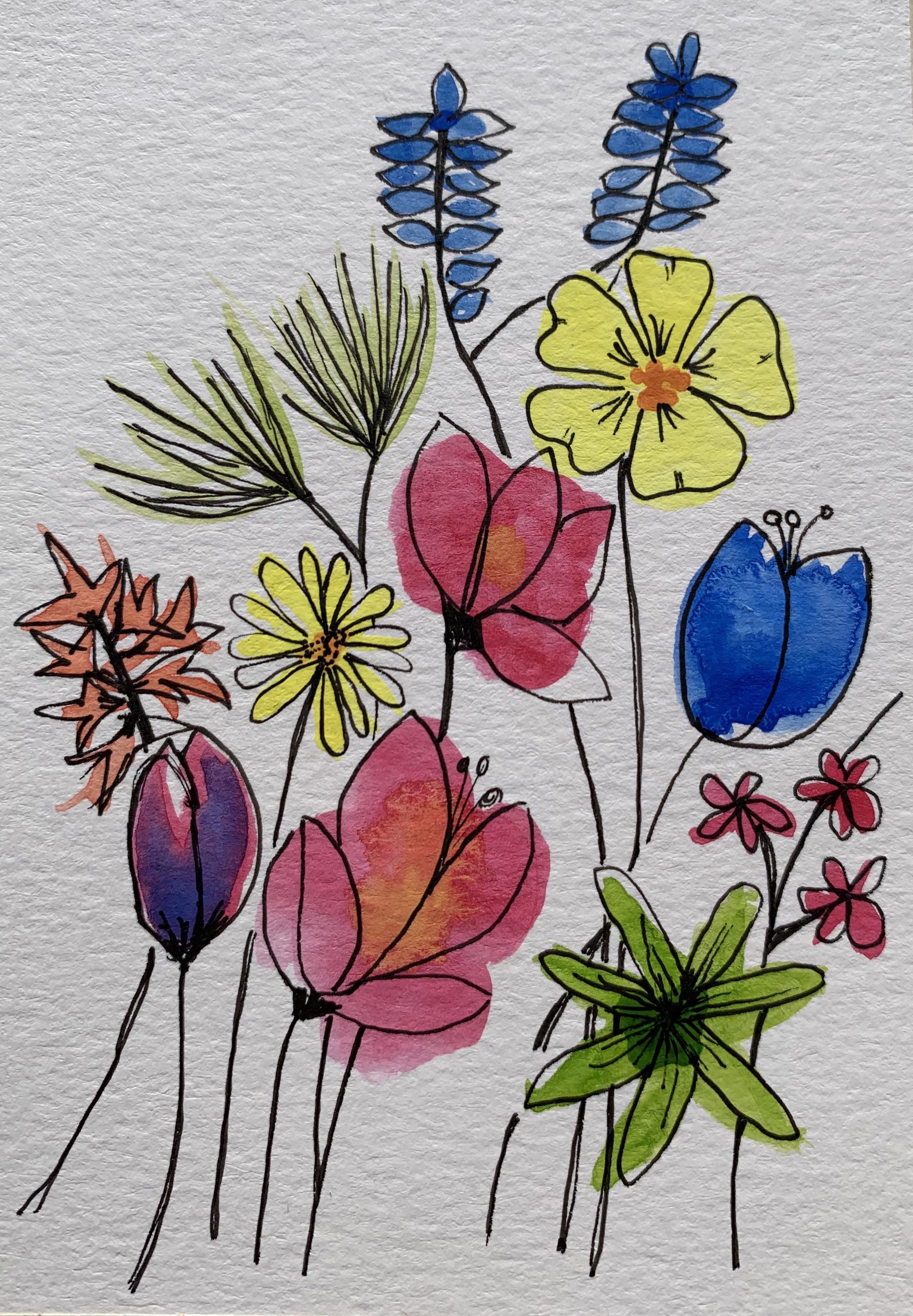 Watercolor doodling 😊 r/watercolor101