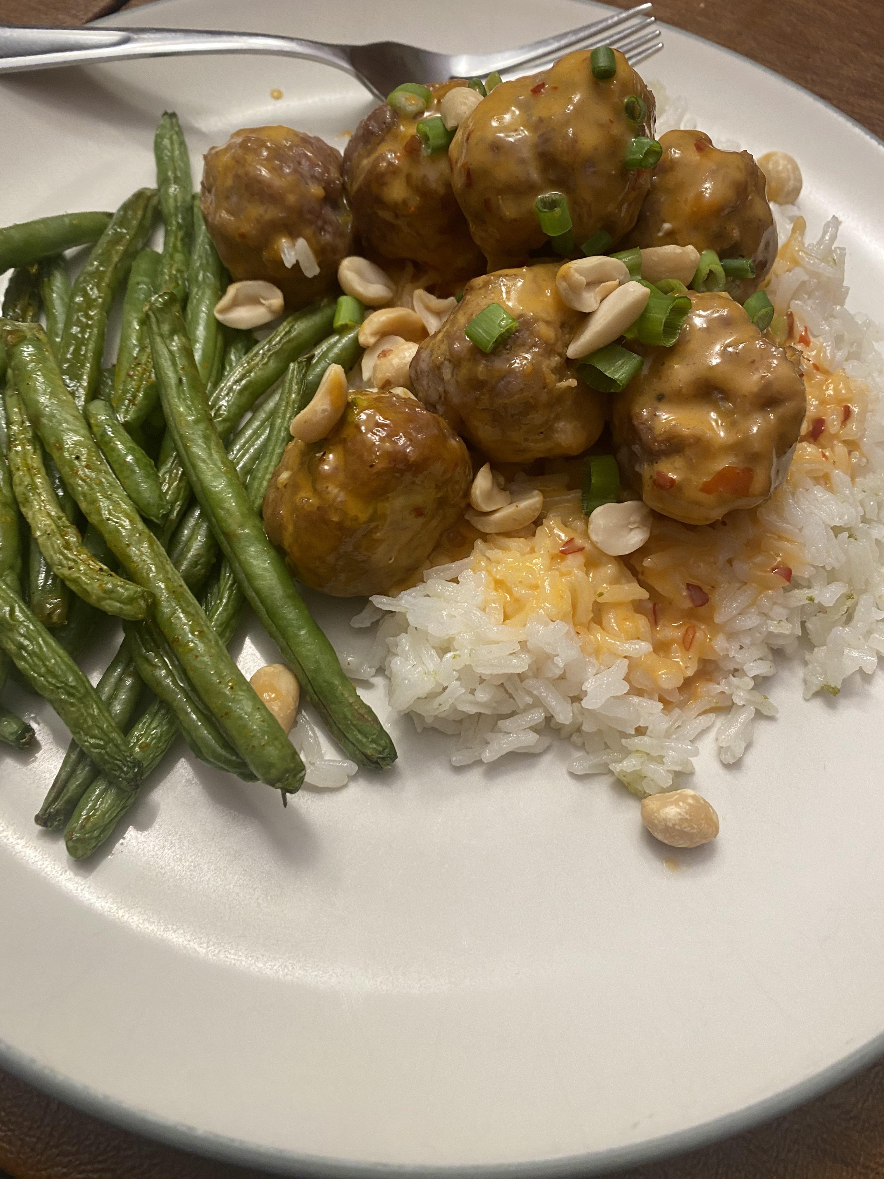 Thai Coconut Pork Meatballs r/hellofresh