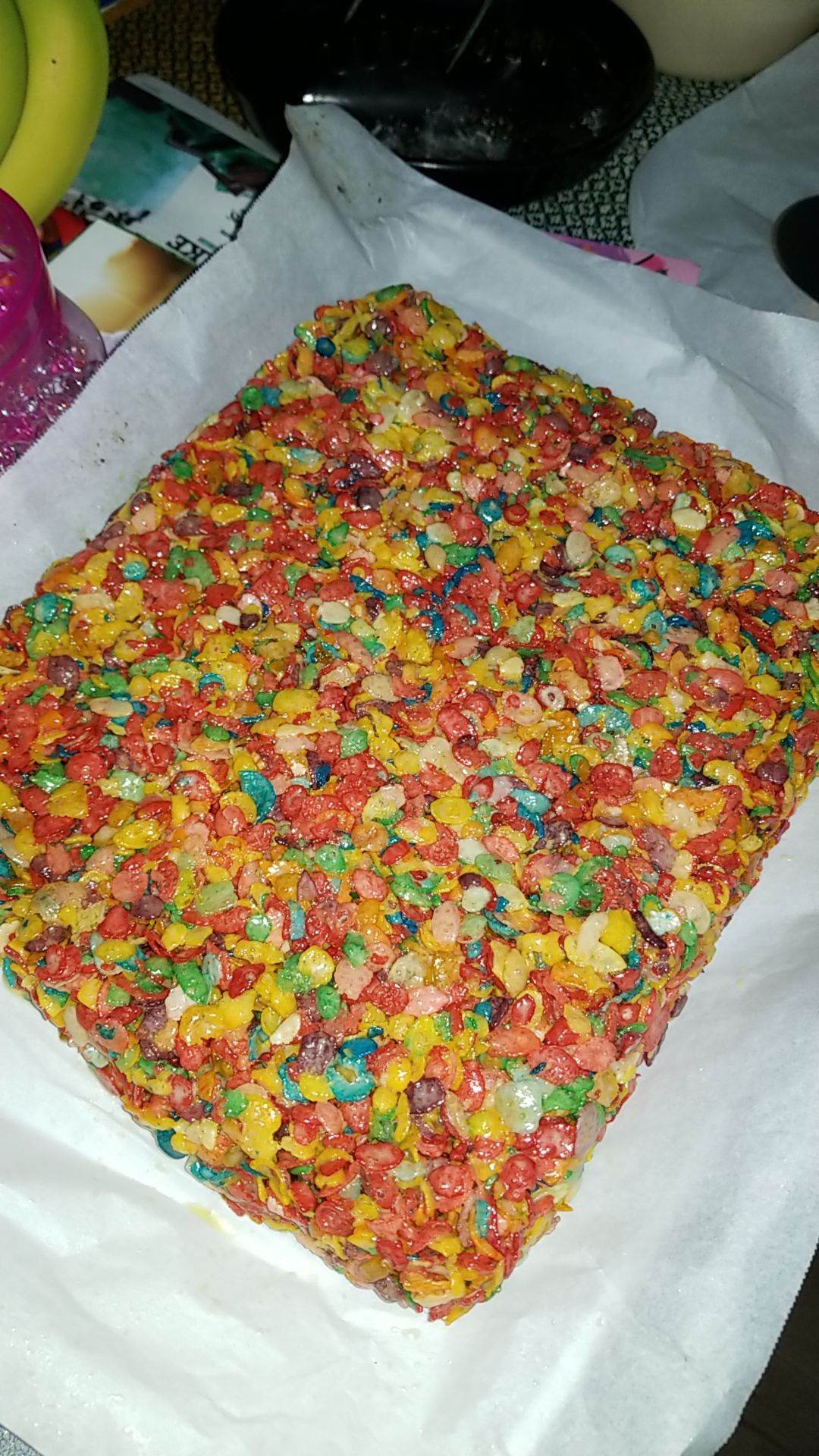 fruity pebble edibles. 21 grams used. 2 sticks of butter r/treedibles
