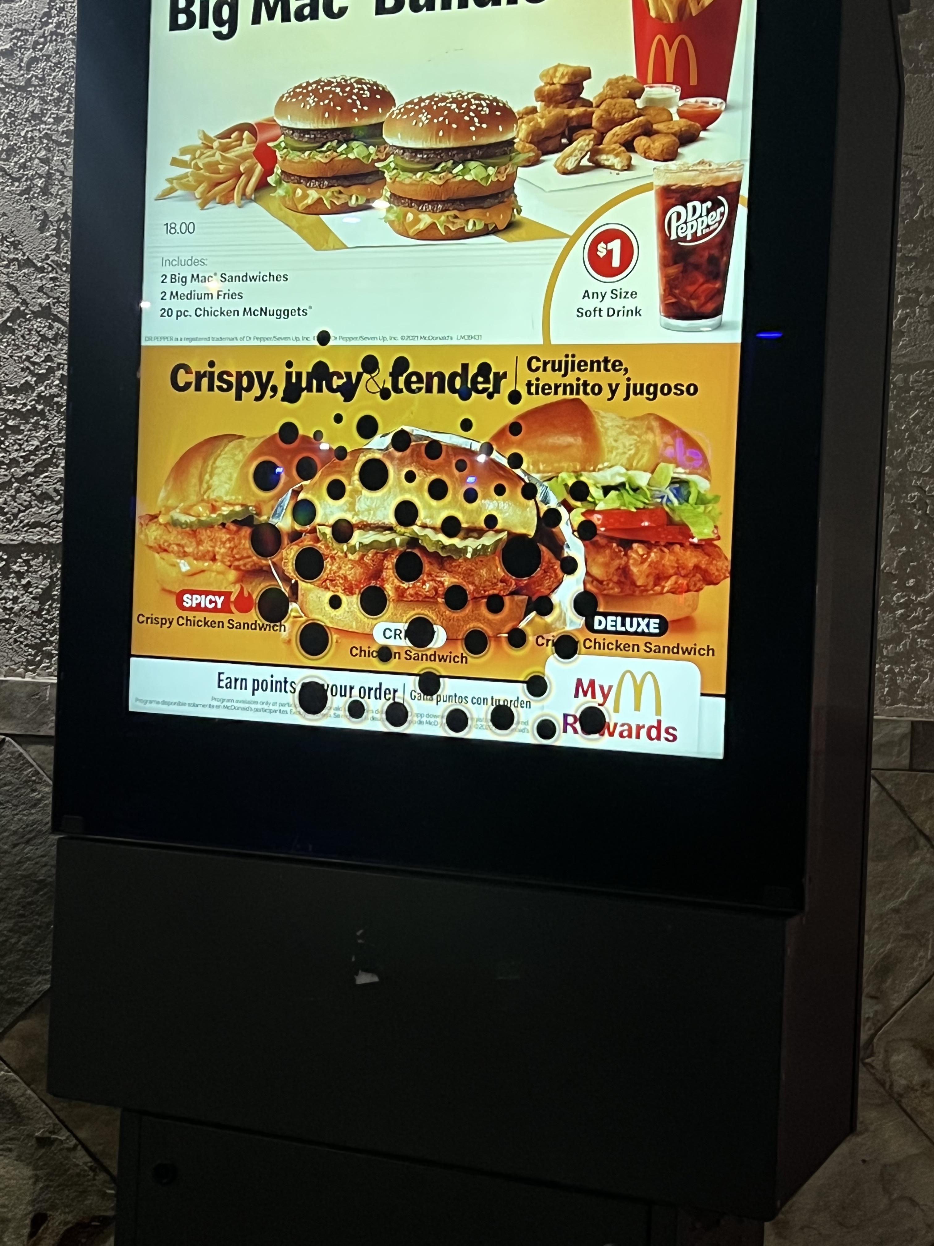 Found this at McDonald’s Drive Thru mildlyinteresting