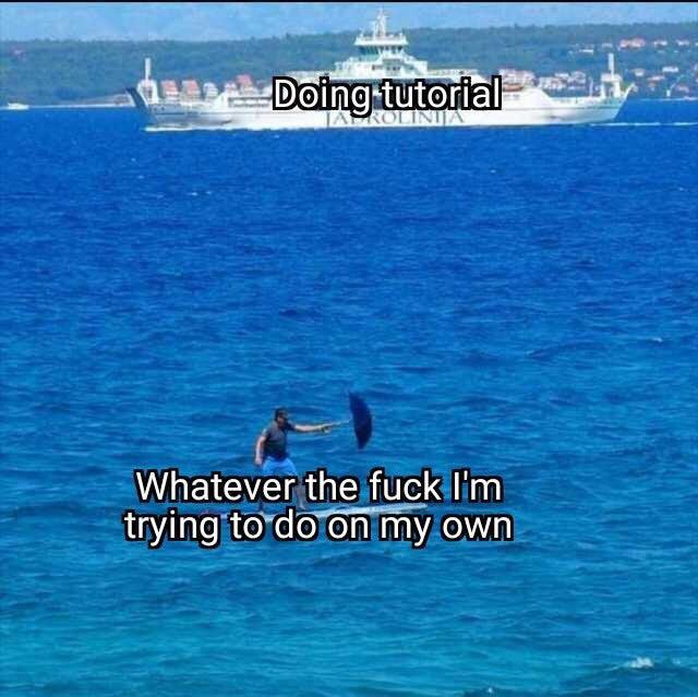 Request for template of guy surfing with umbrella and a yatch in the