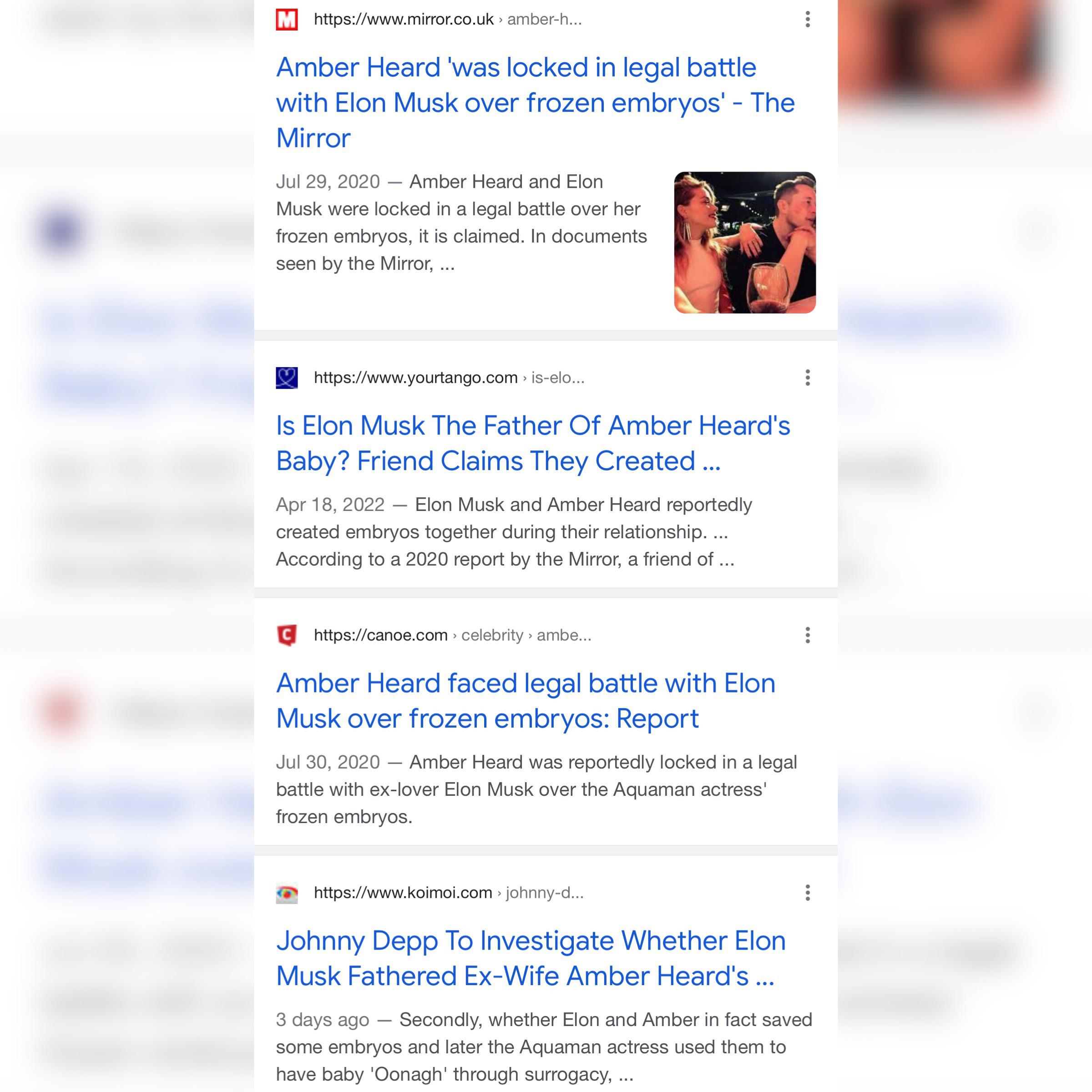 Why is NOBODY talking about how Amber Heard created embryos with Elon