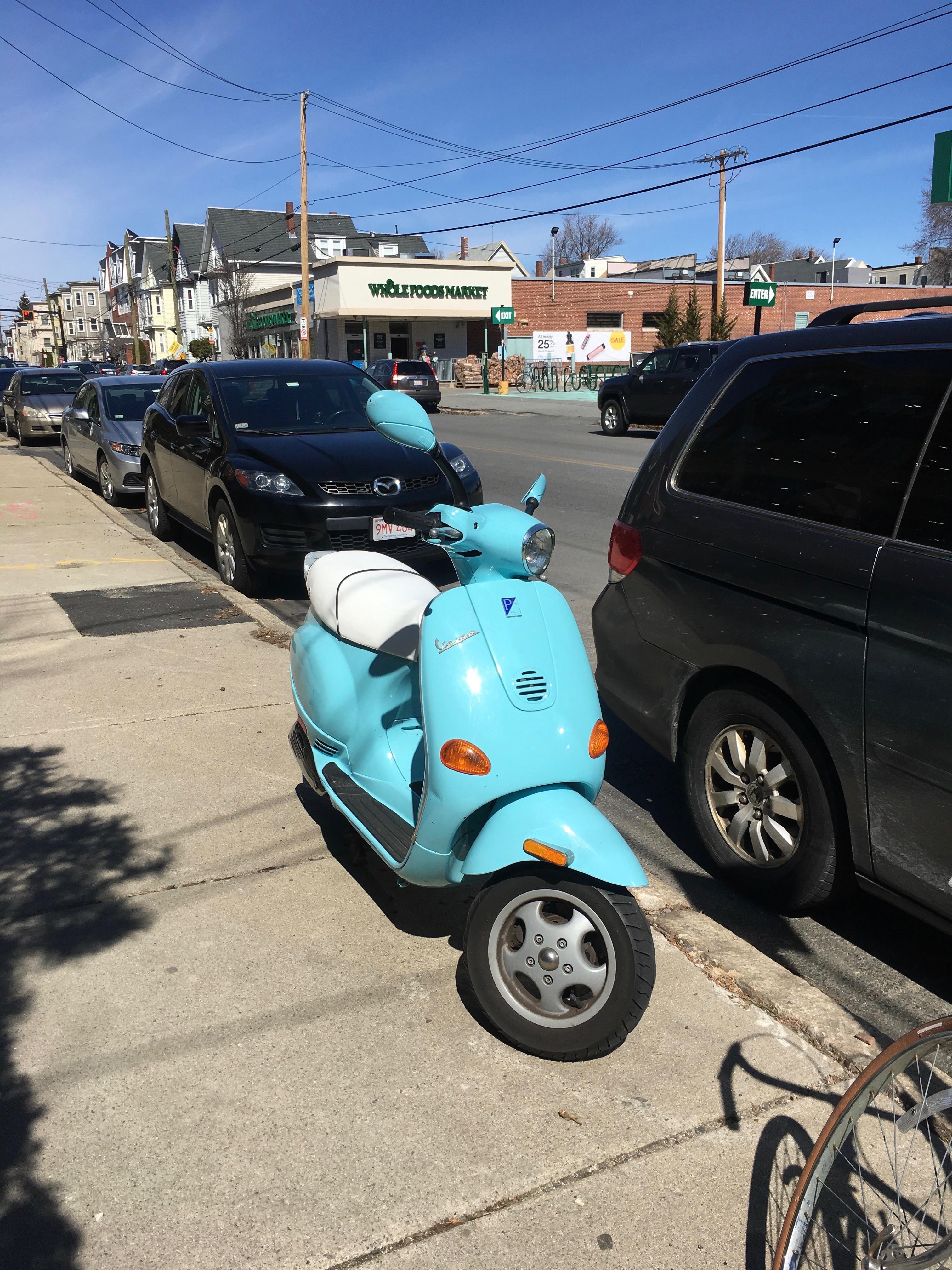 Stolen Vespa near Inman Square. 2003 ET4 150cc. Any help or recent