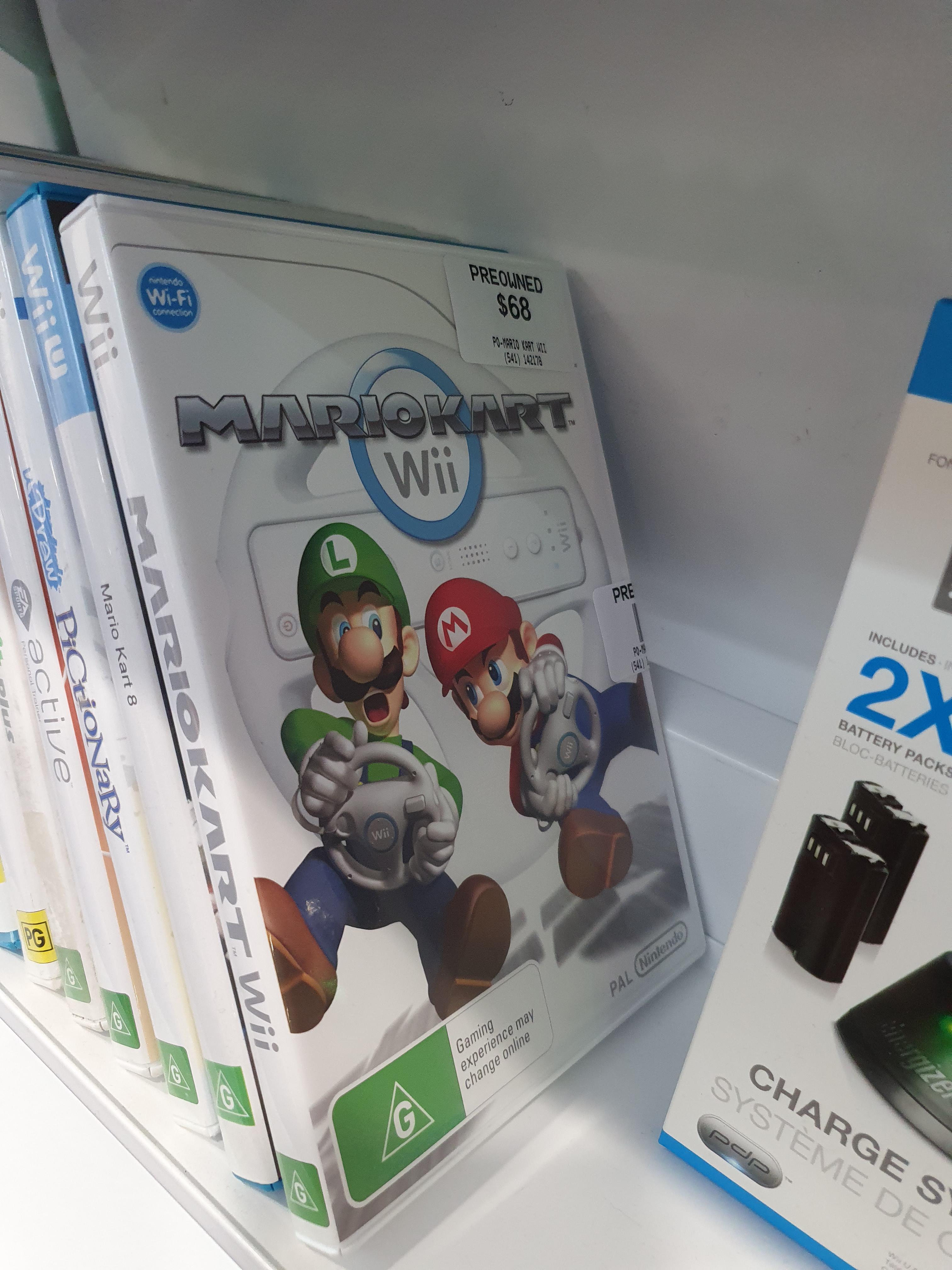 68 for Mario Kart Wii, classic EB Games r/Shittygamecollecting