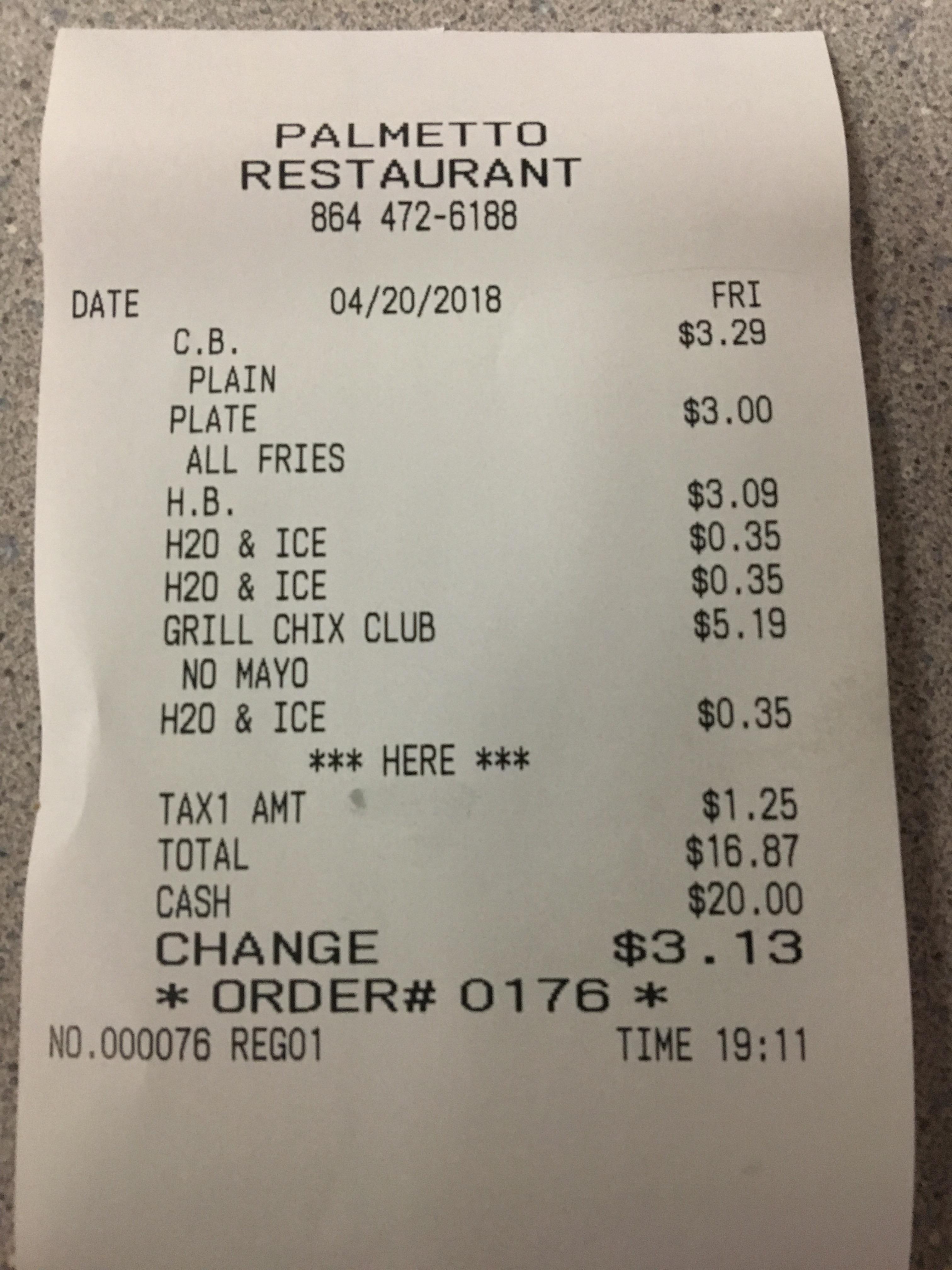 This restaurant charges 35 cents for water r/mildlyinfuriating