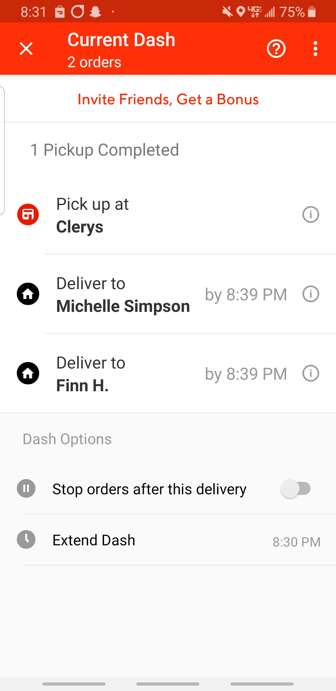 Okay DD. so how should I be in 2 places at once? doordash