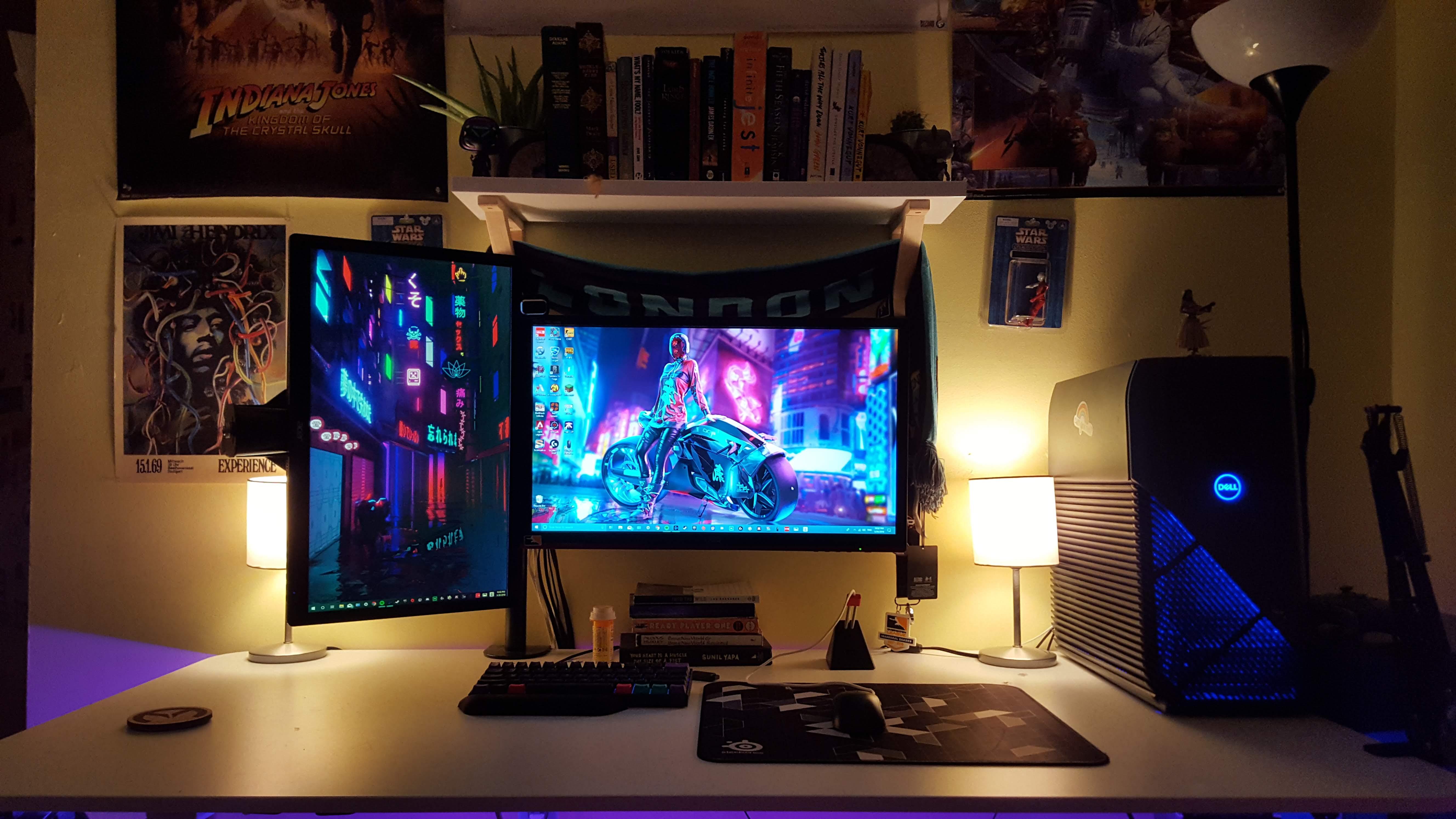 My High School Setup for Homework and Gaming (saving for new PC