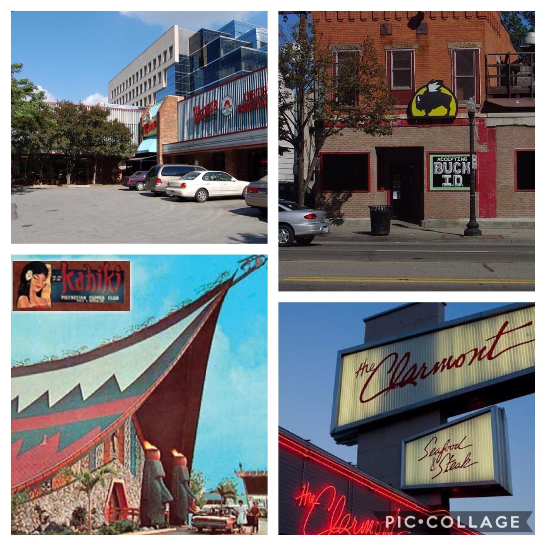Old school restaurants Kahiki, original Wendy’s, The Clarmont, Buffalo