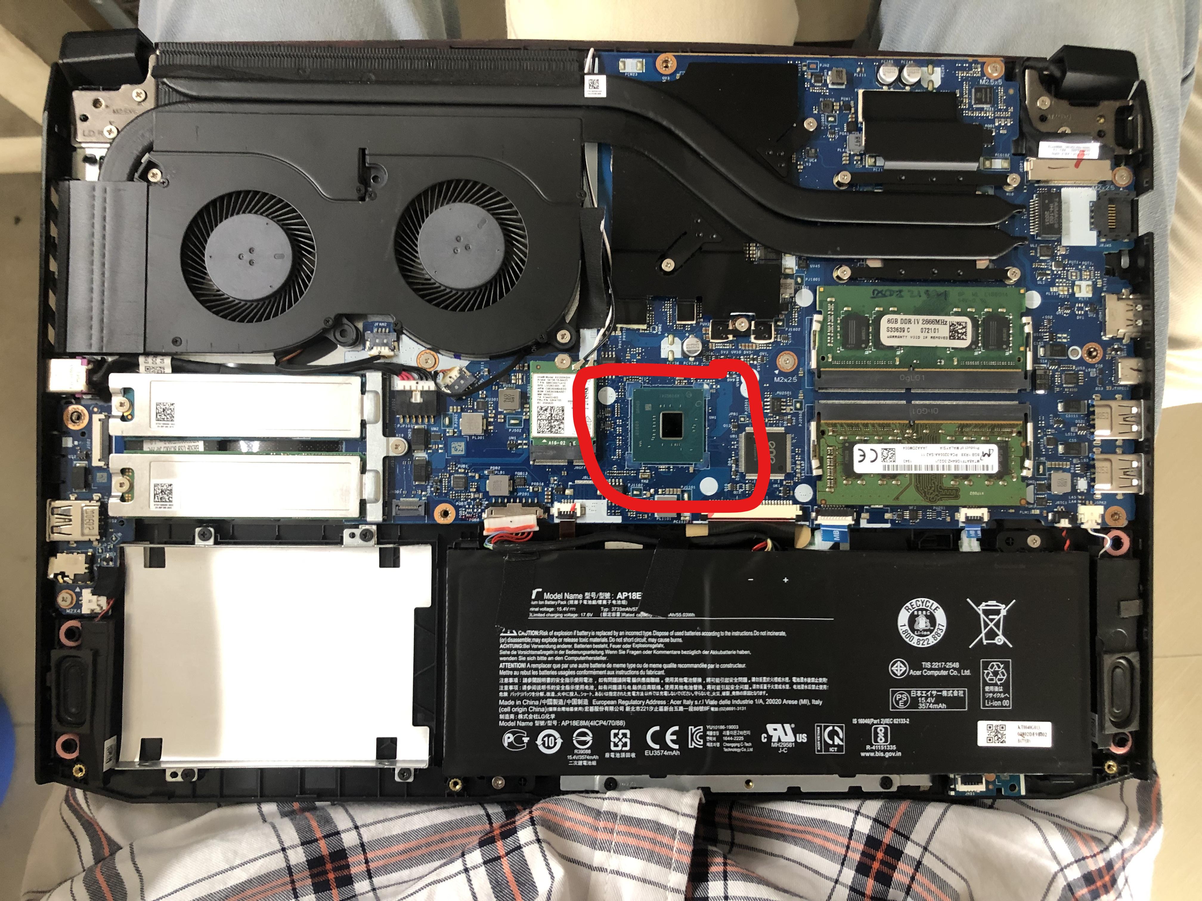 Is it okay to apply thermal pad to PCH? r/AcerNitro