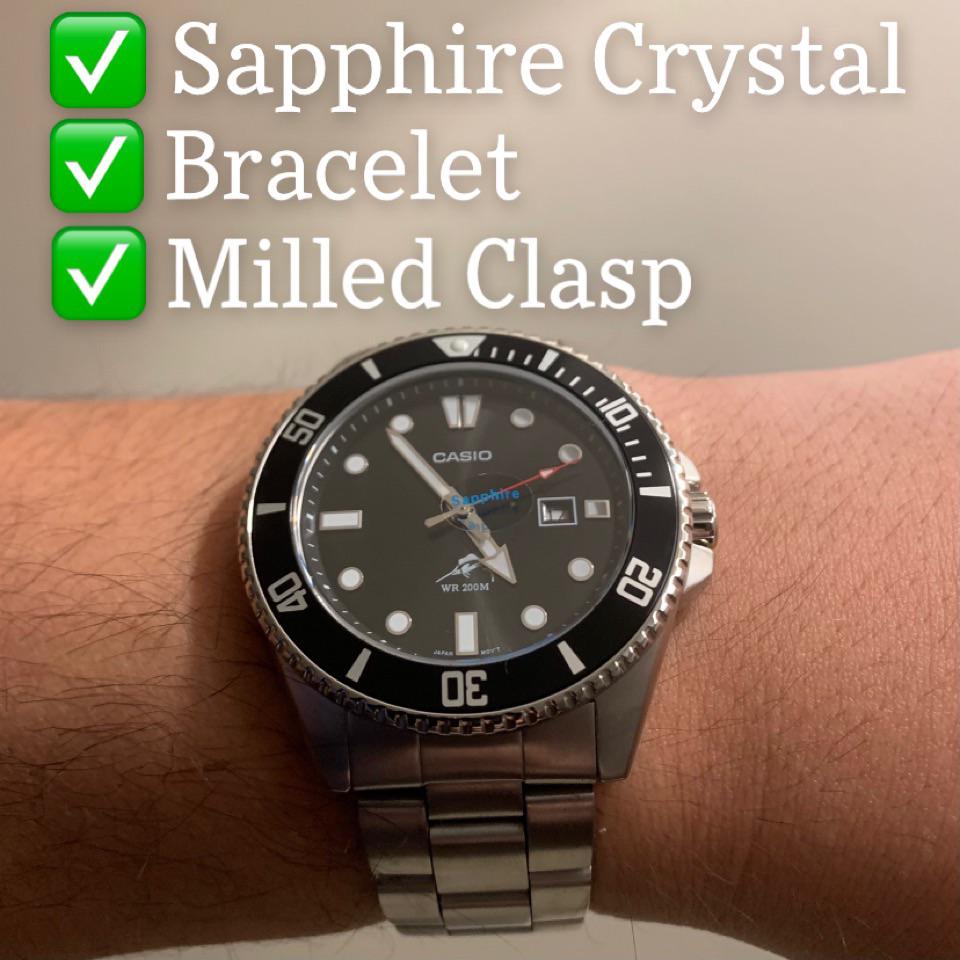 Just finished my first Duro mod! 200M water resistance, screwdown