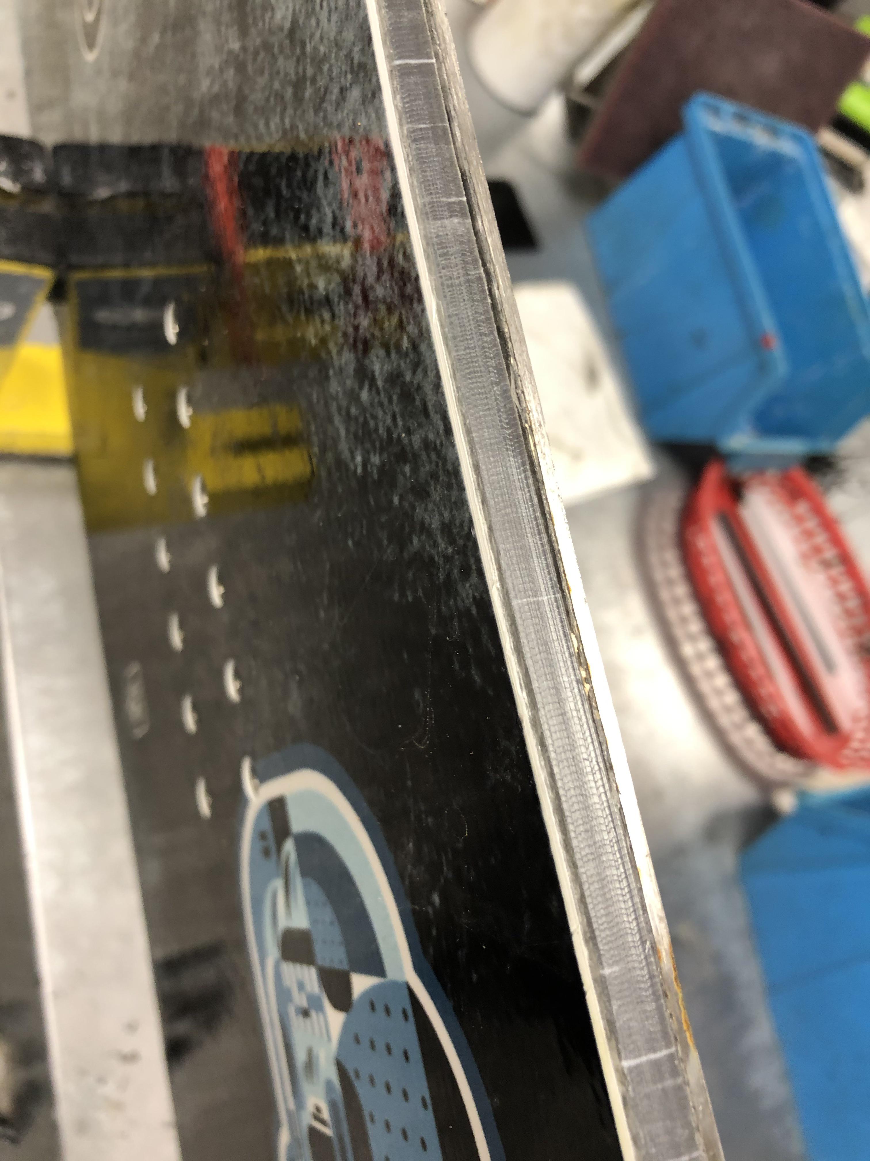 More poor build quality from Mervin. There was a time when these boards