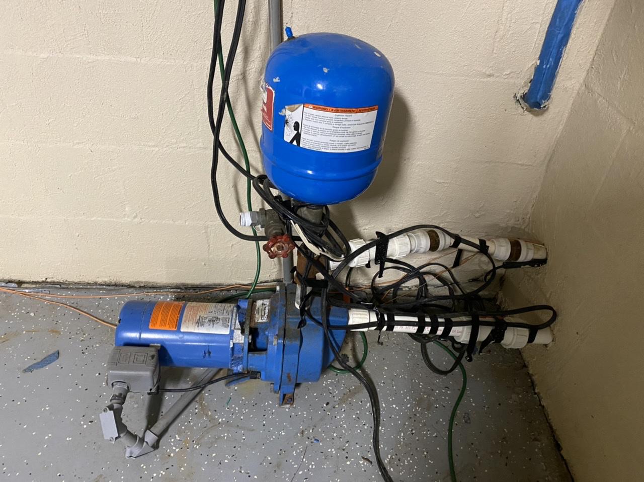 Out of the blue, my Goulds pump keeps running when powered on. Sound is different than when