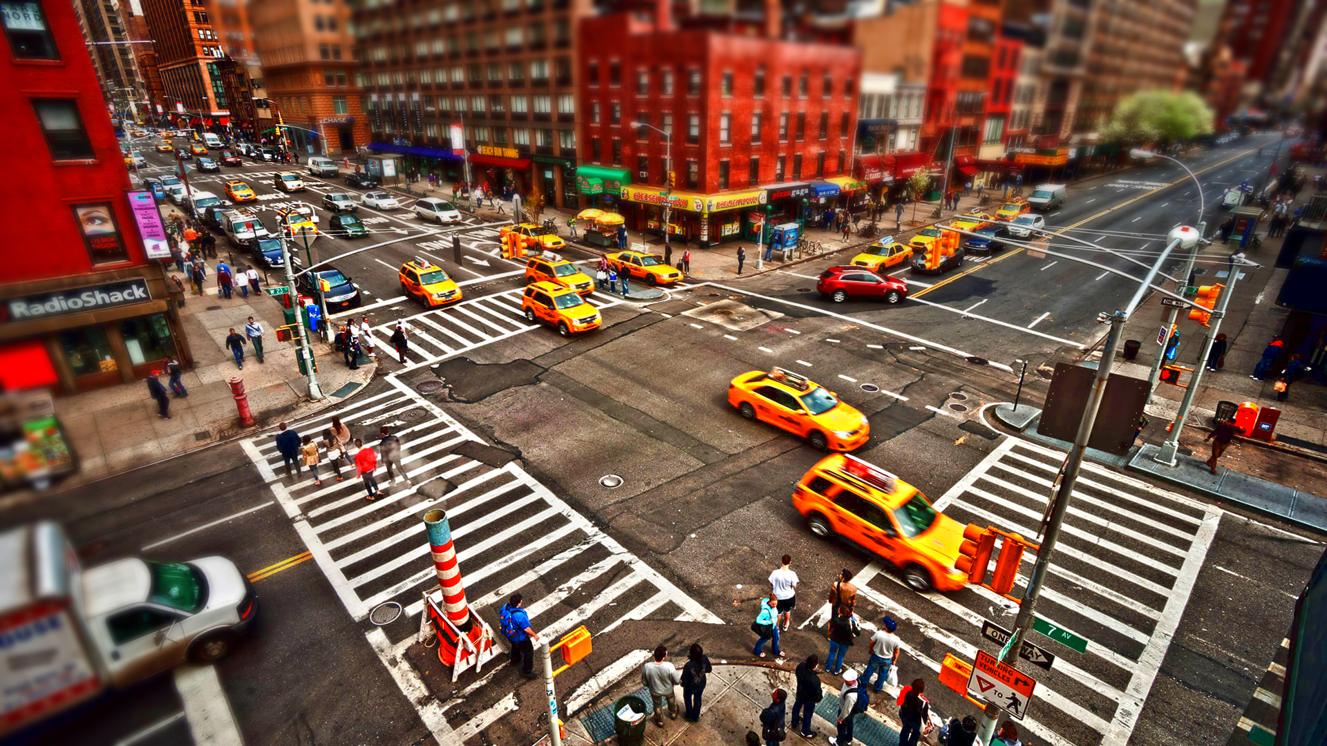 NYC intersection tilt shift (my first attempt) original