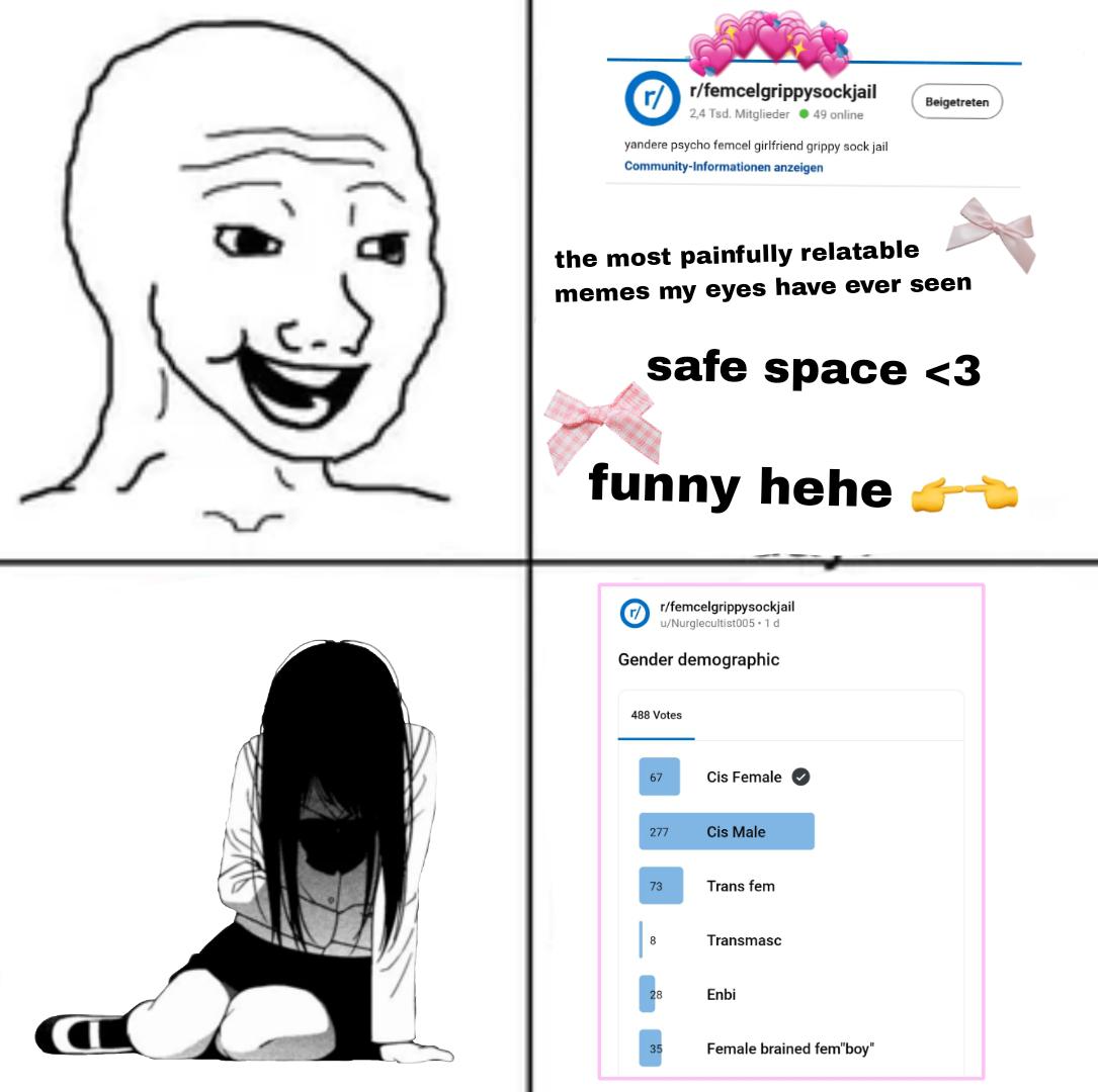 I feel cheated on r/femcelgrippysockjail