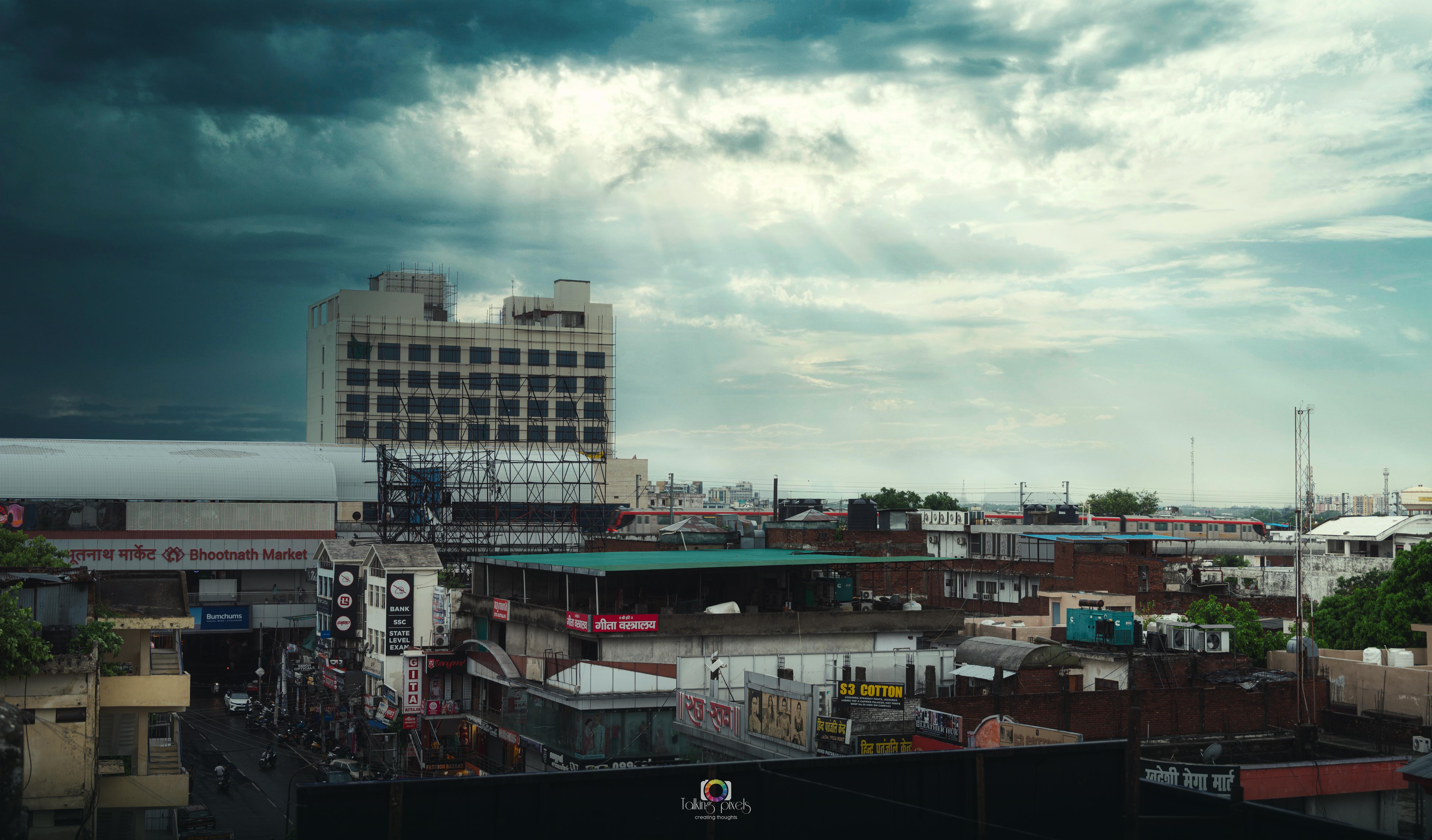 [OC] Bhootnath Skyline, Lucknow. HQ 6000x3500.