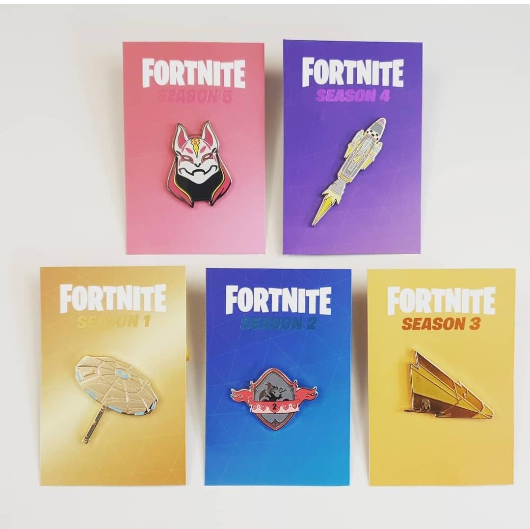 Fortnite's official pins representing each season r/FortNiteBR