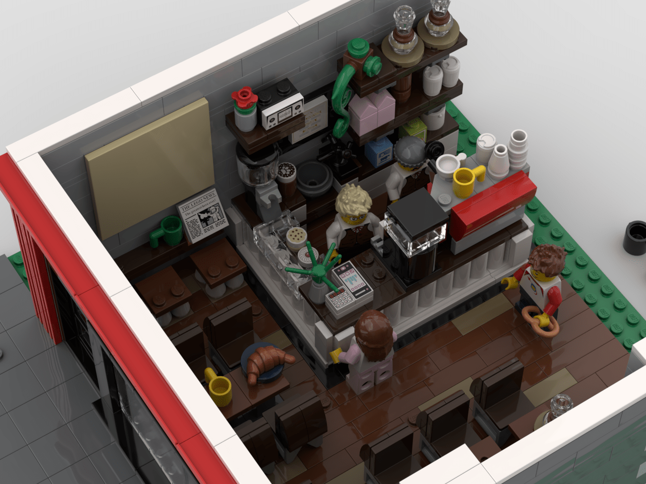 My first attempt at a MOC. Lego recreation of a my real life coffee