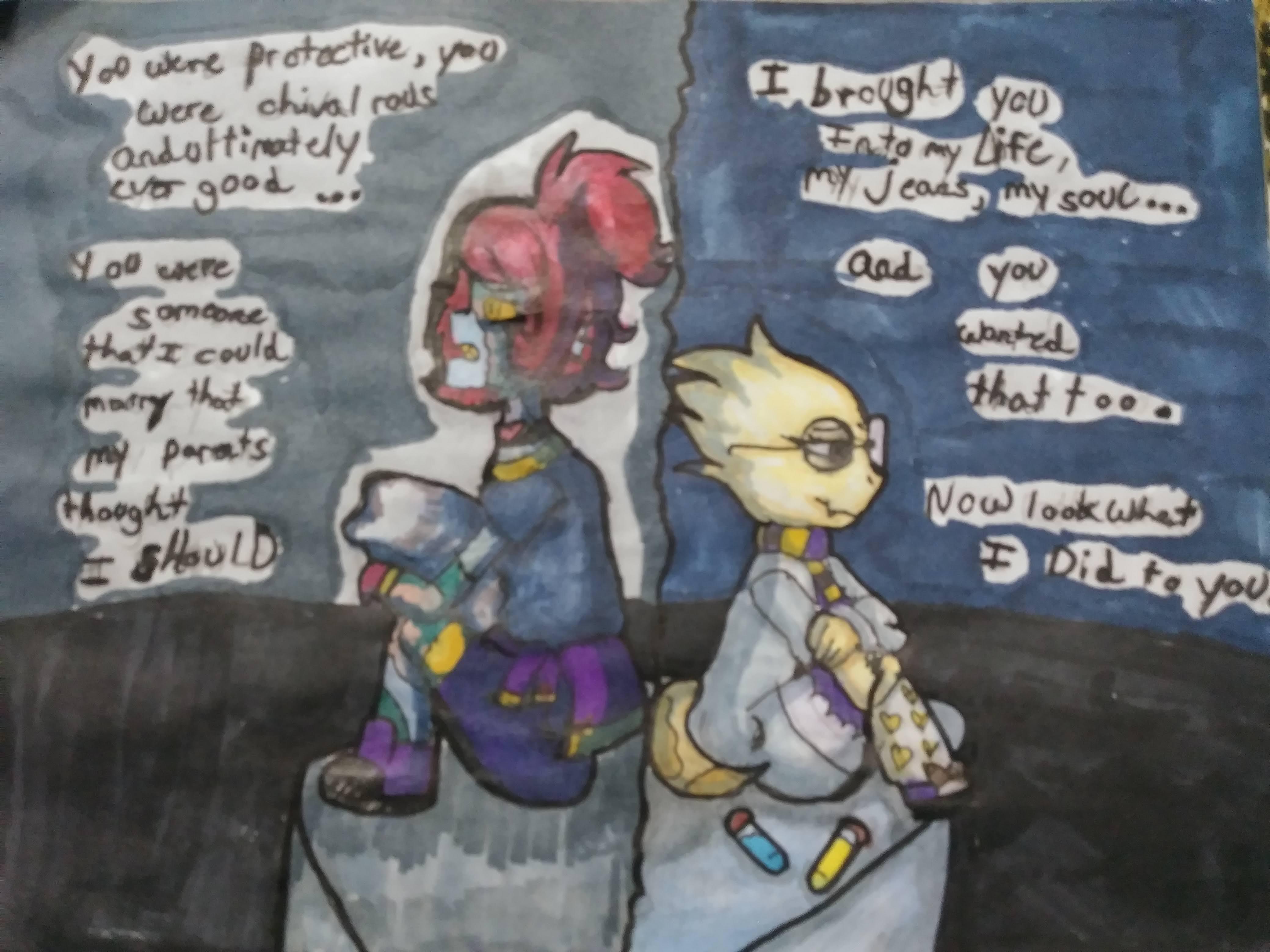 hey I got this au called twisted!tale. undyne is sorta main protagonist