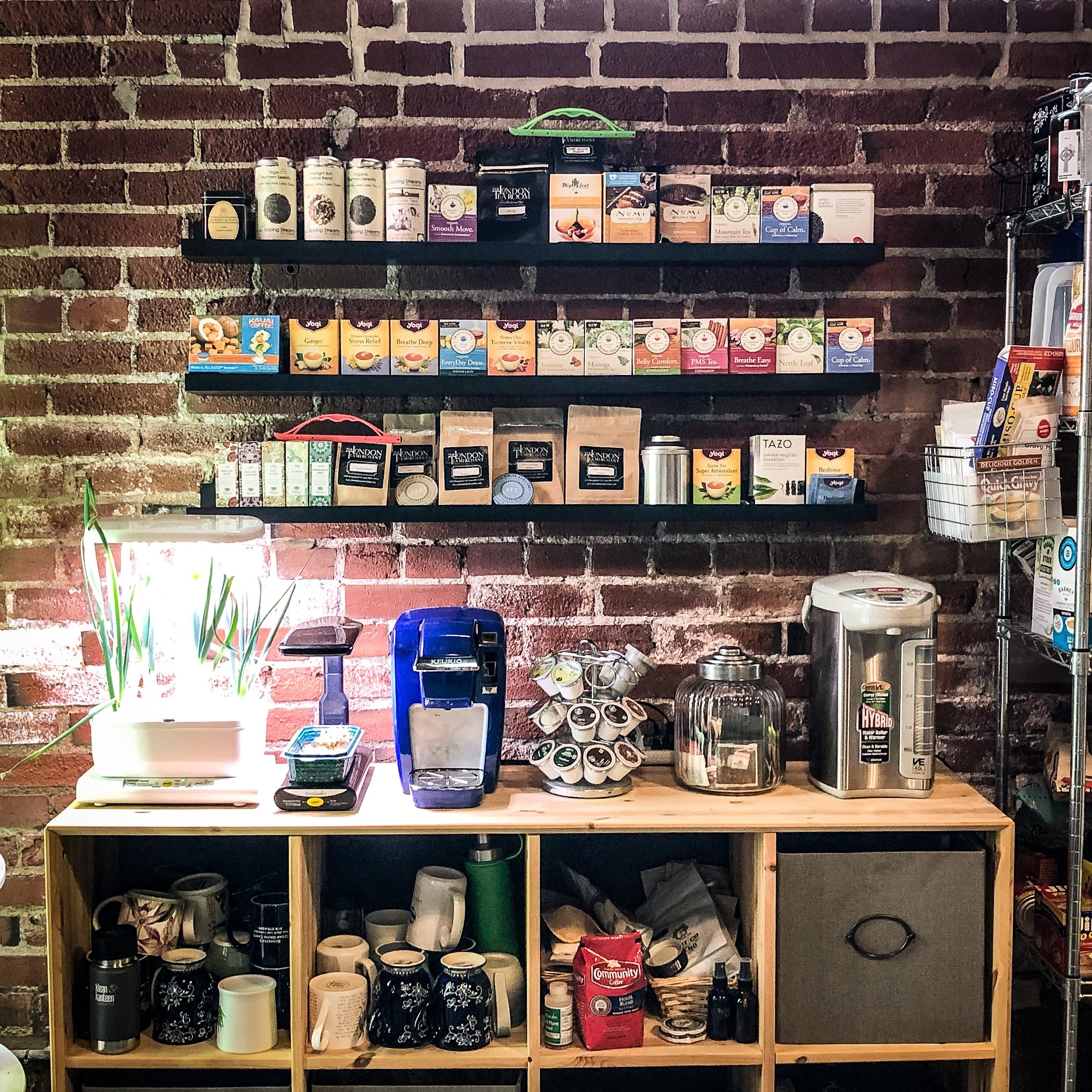 Tea collection was getting out of hand... so my SO added shelves! r/tea