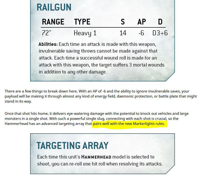 Anyone know the new markerlight rules? r/Warhammer40k