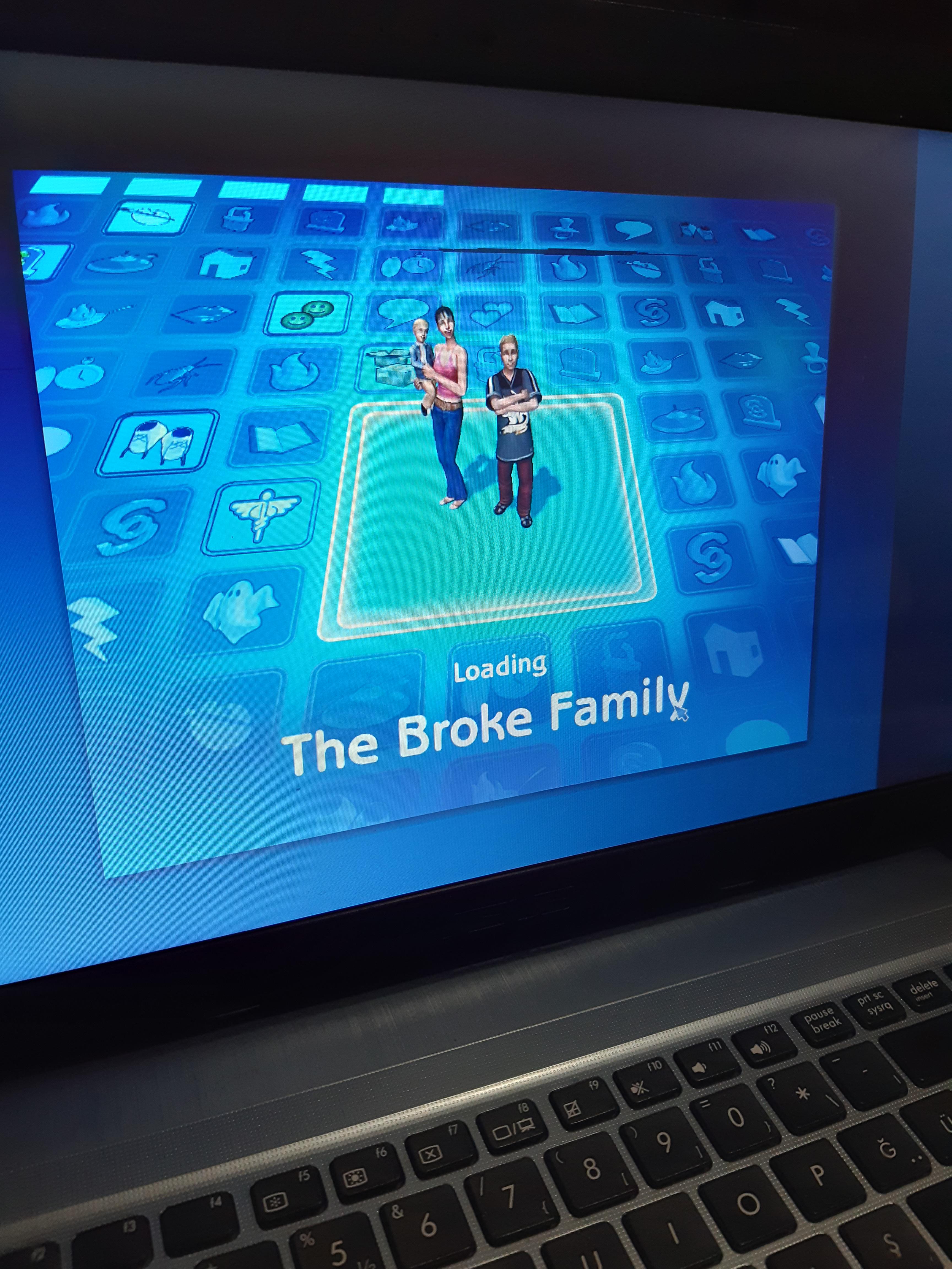 The Sims 2 was my first PC game ever and Broke family was the first