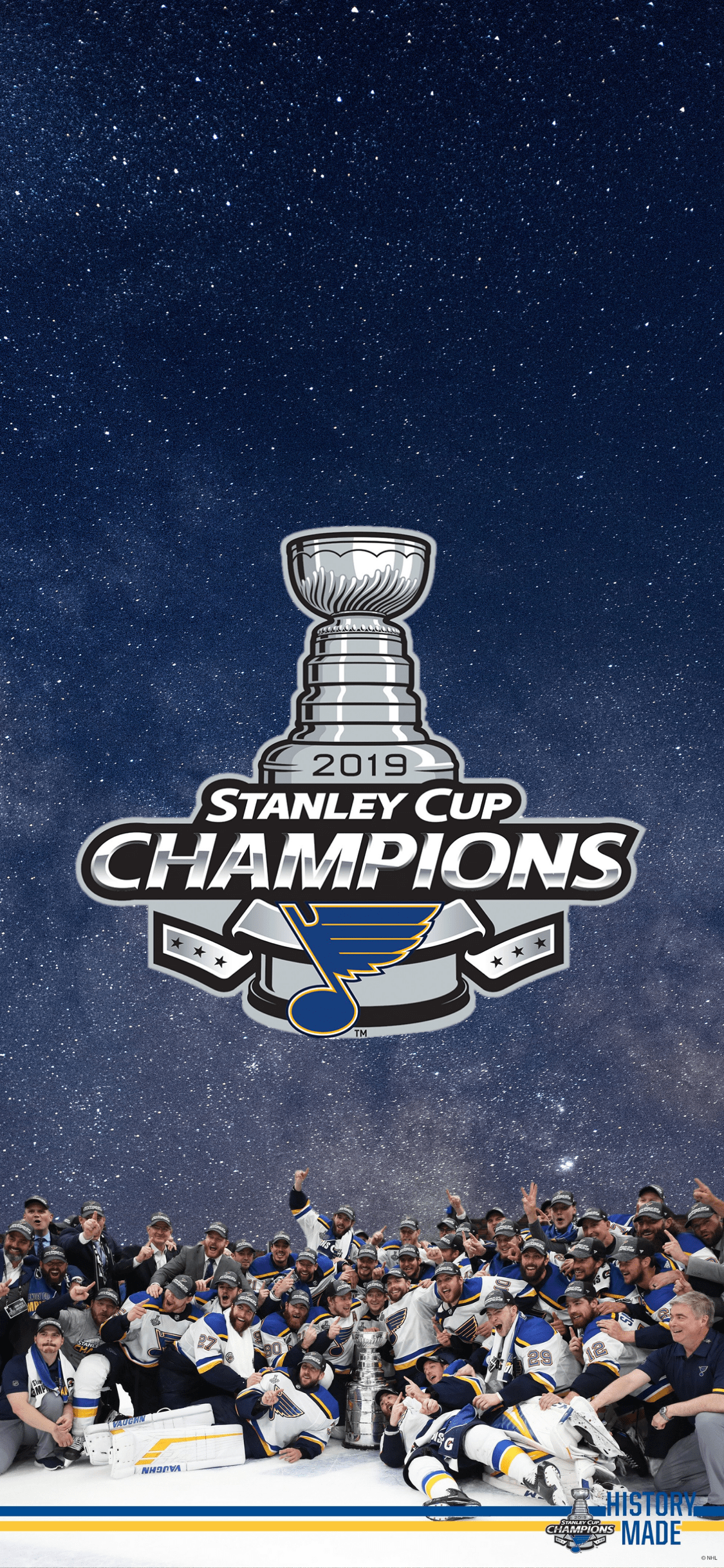 Stanley Cup Champions Phone Wallpaper (OC) stlouisblues