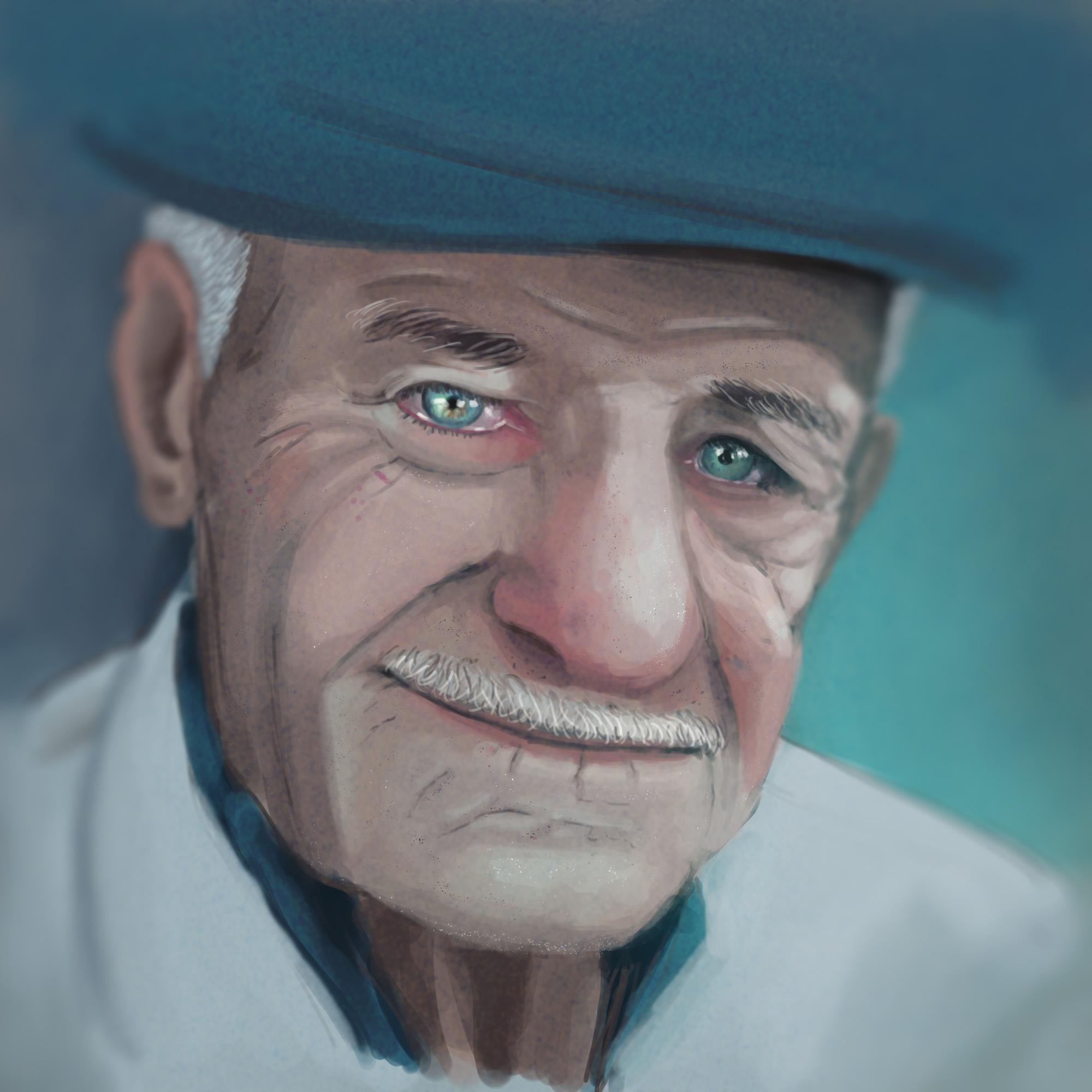 Old Man Portrait, Digital Painting, 2000*2000px r/Art
