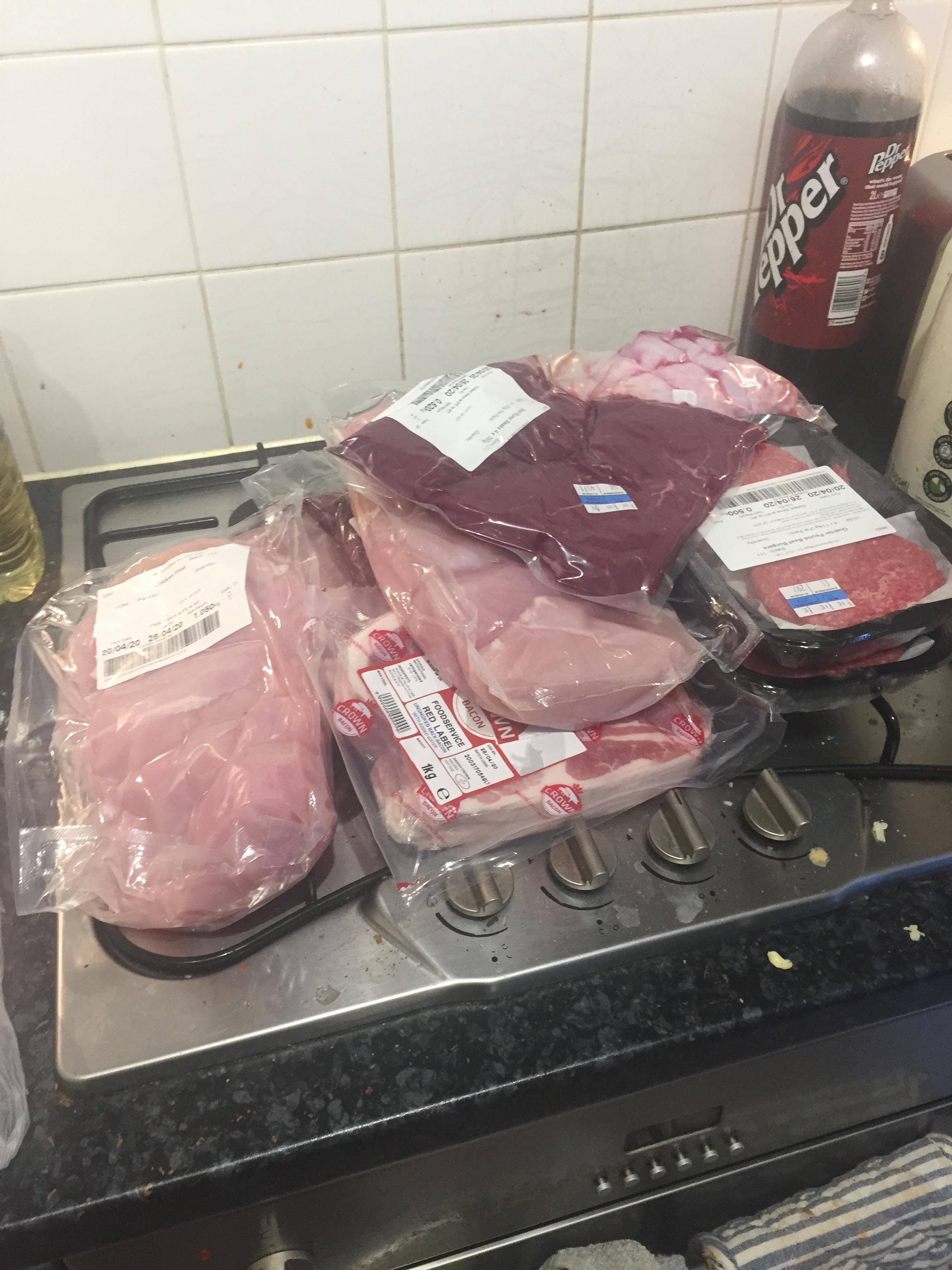 I got a giant meat delivery today, which I am planning on portioning up