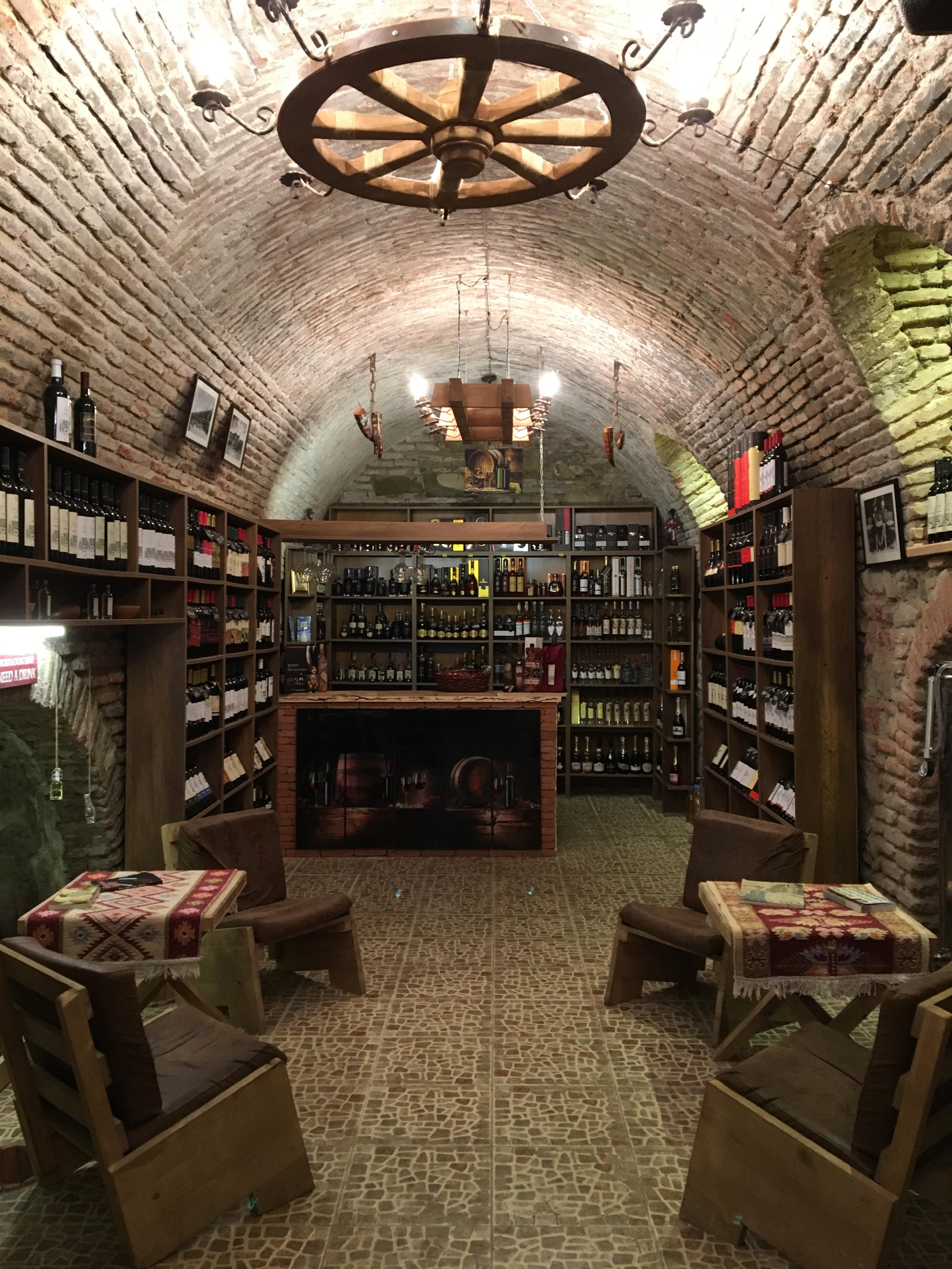 Cozy wine shop in a Tbilisi cellar r/CozyPlaces